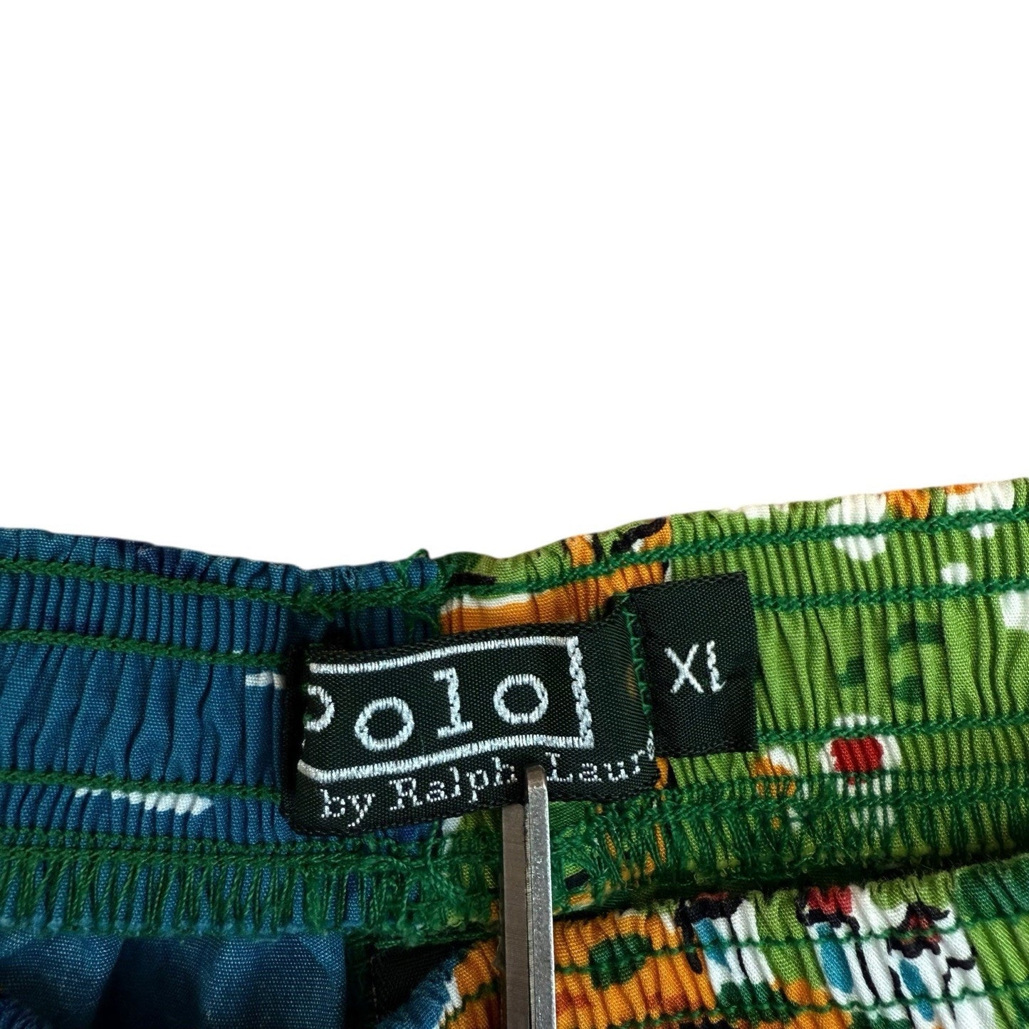 Vintage Y2K Polo Ralph Lauren Swim Men's XL Graphic Print Beach Shorts
