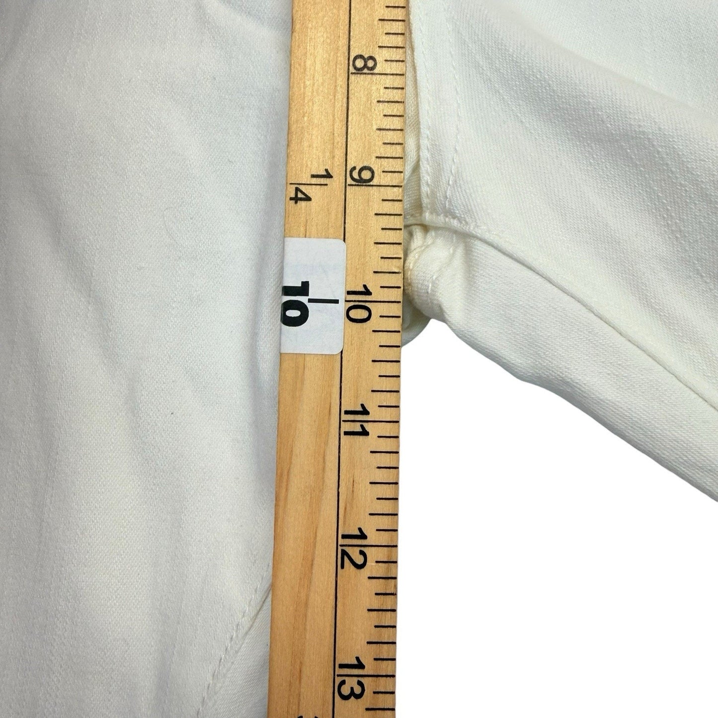 Pilcro and the Letterpress Jeans Size 29 White Straight Leg Mid Rise Women's