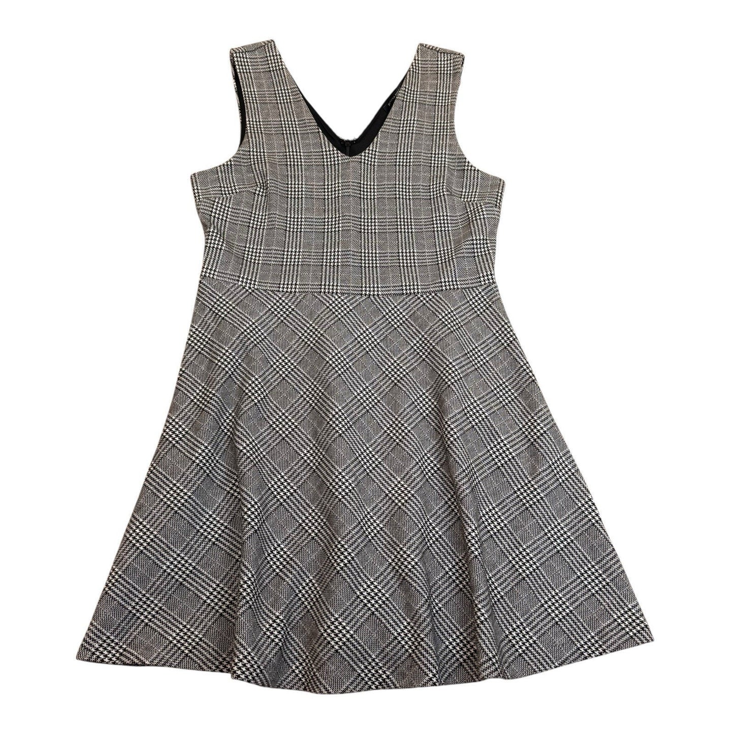 Banana Republic Plaid Fit Flare Dress Size 12 NWT Women's