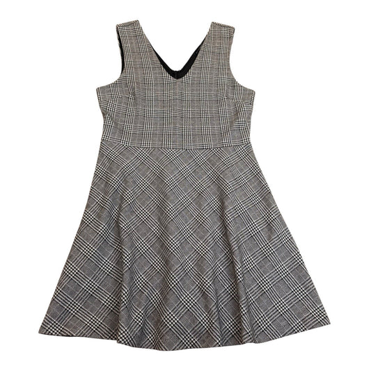 Banana Republic Plaid Fit Flare Dress Size 12 NWT Women's