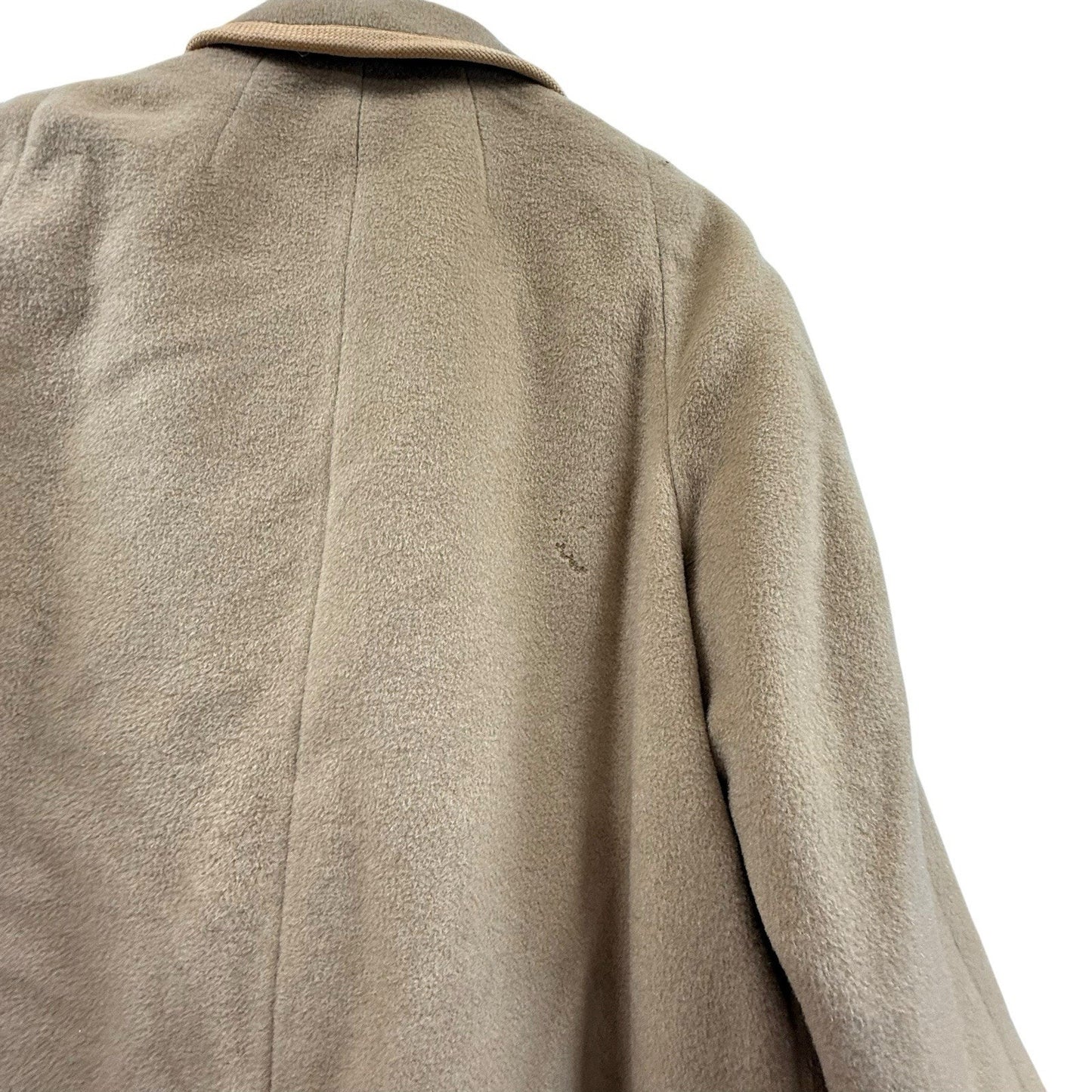 Vintage Camel Wool Coats Warren of Stafford Long Overcoat Classic Tailored Women's