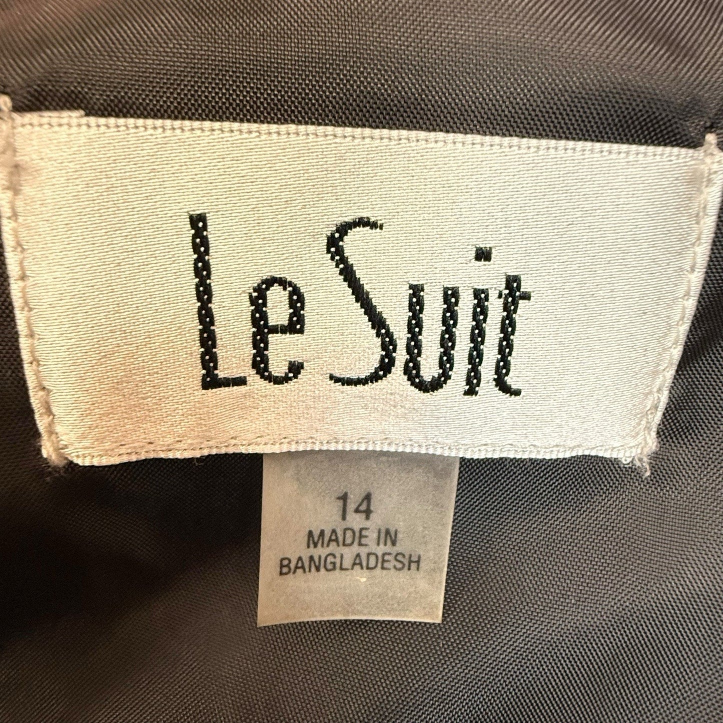 Le Suit Women’s Black Skirt Suit, Set | Size 14 | Career / Business