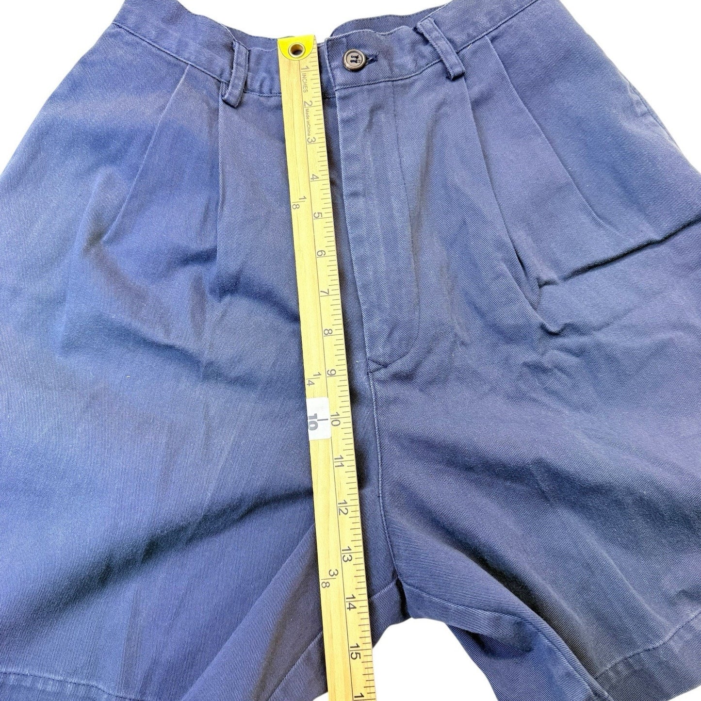 Vintage Polo Ralph Lauren Blue Shorts Women's 6 Pleated USA Made