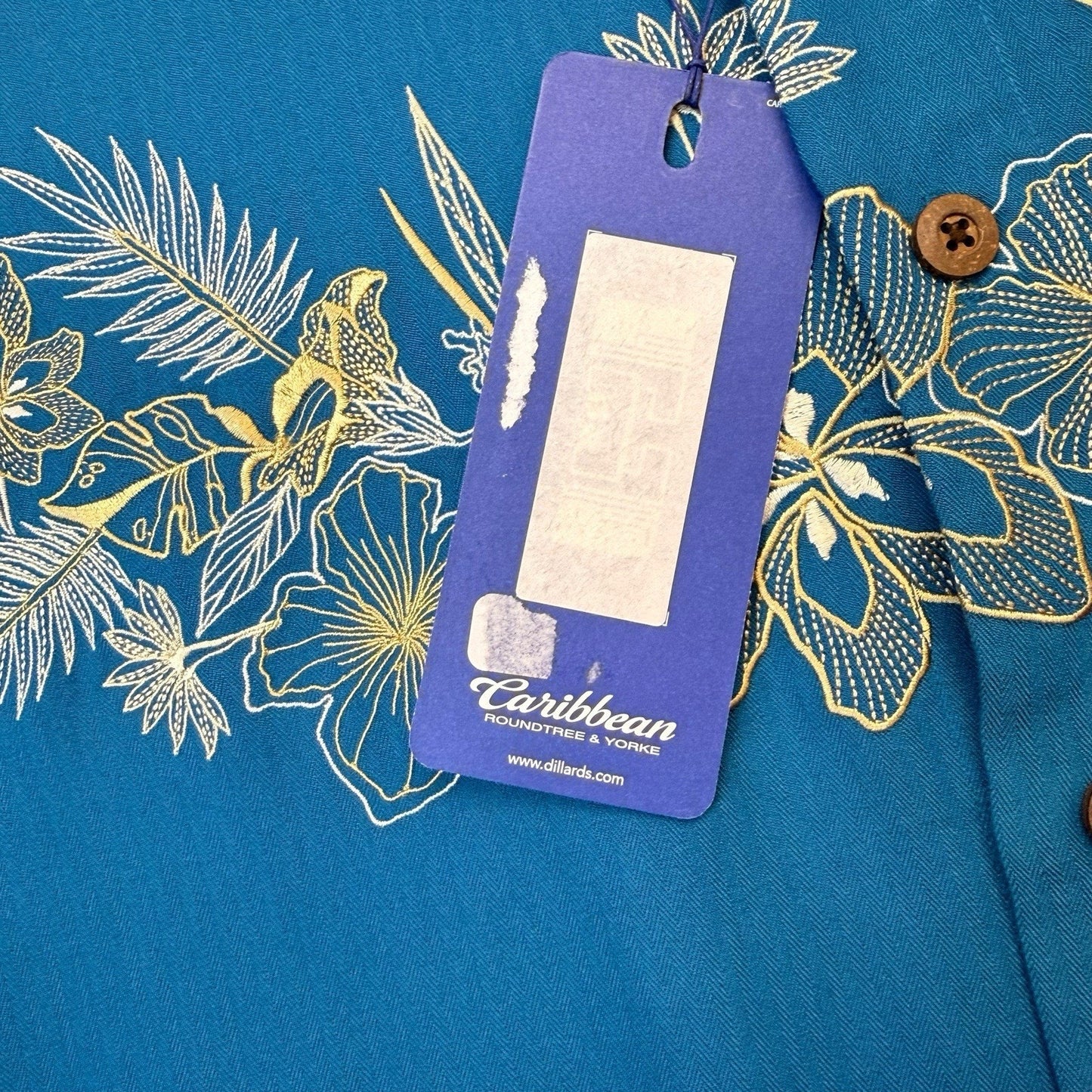 Caribbean Men's Casual Button Down Shirt