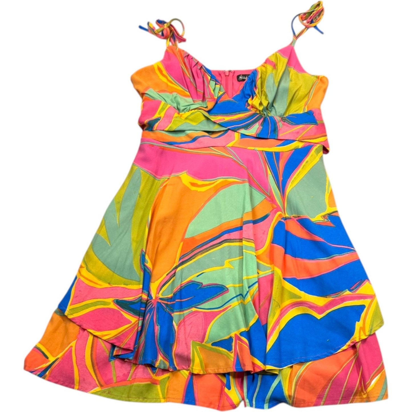 NEW Midnight Doll Women's Size XL Sleeveless Fit & Flare Dress 100% Rayon Blouse