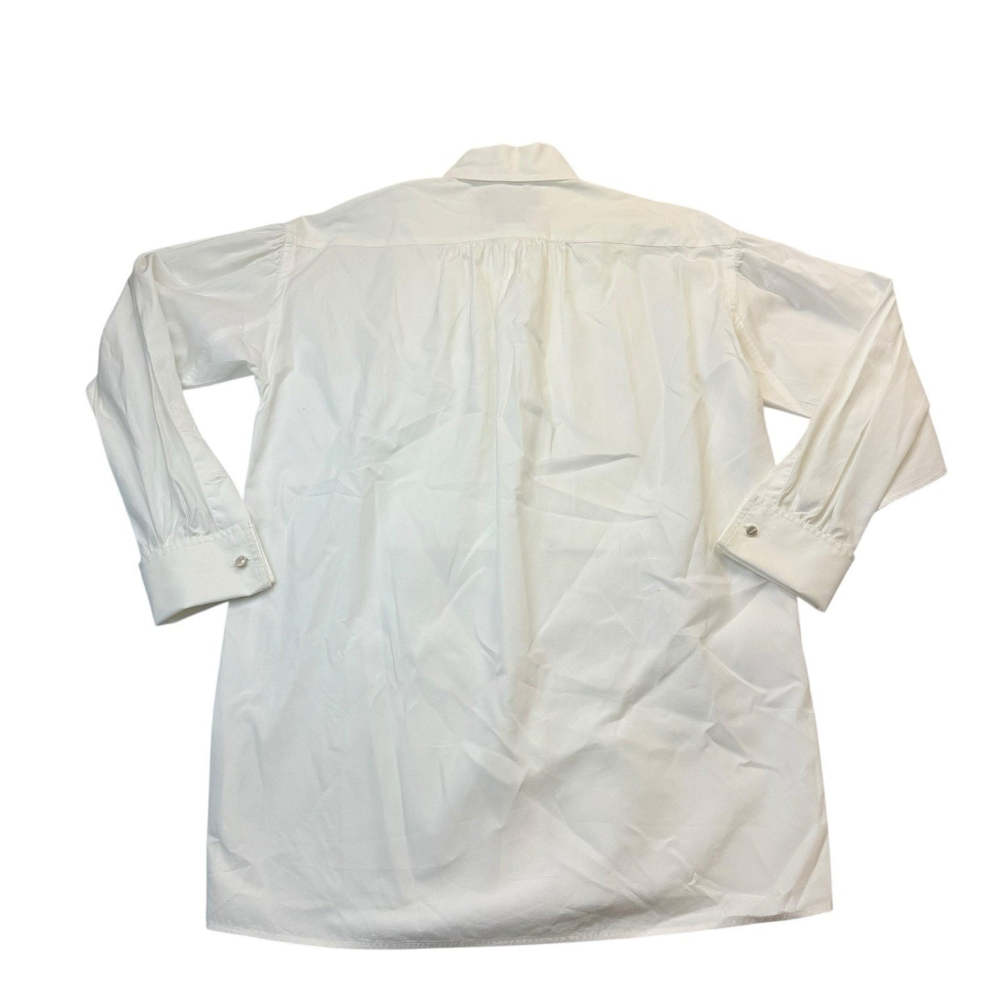 Ralph Lauren White Tuxedo Dress Shirt Pleated Front 6 Men's Polo's