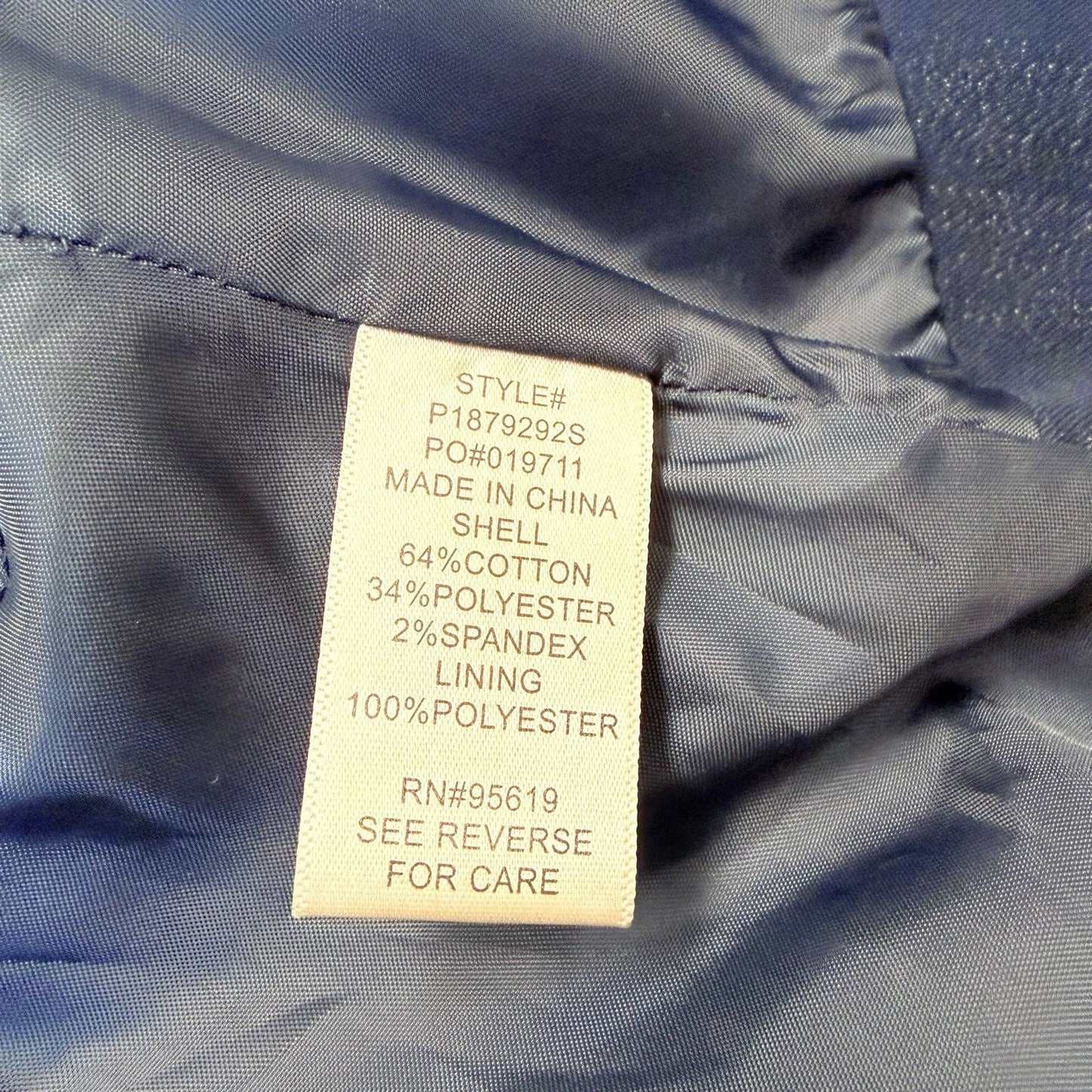 Studio M Petites Navy Military Ruffle Jacket MP Gold Buttons Women's