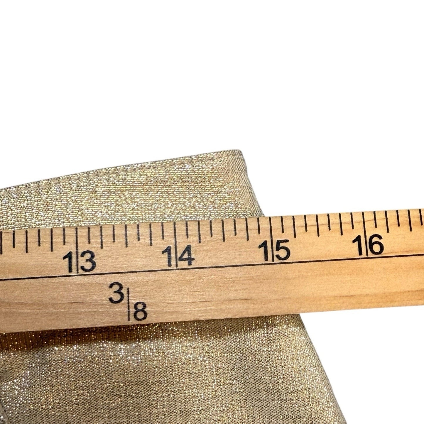 Doncaster Collection Gold Metallic Linen Blend Belted Jacket & Pants Set Sz 2 Women's SUIT, SET