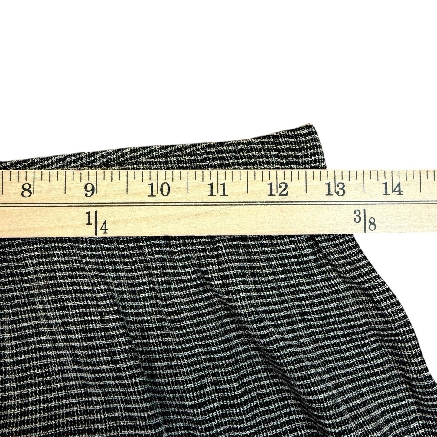 VINTAGE Eileen Fisher Green Textured Midi Skirt Women's Small