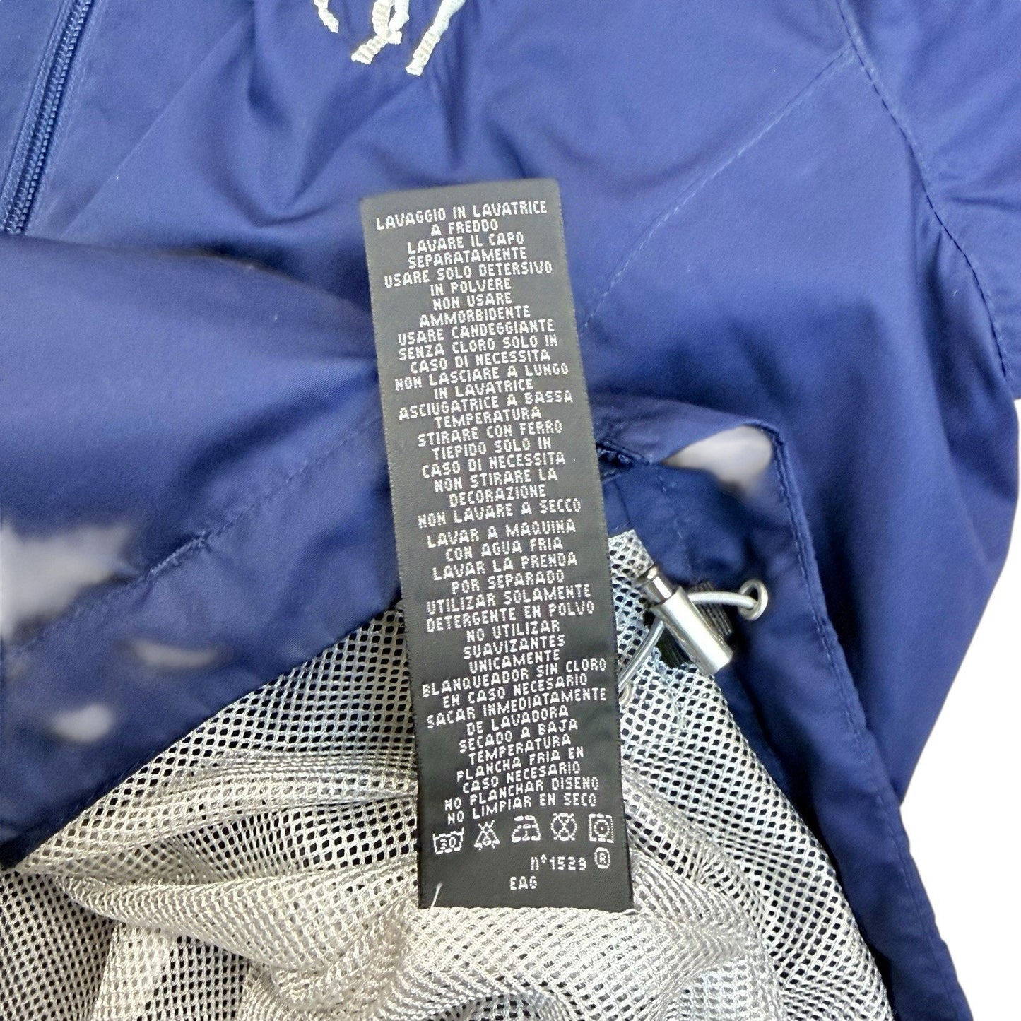 Polo Ralph Lauren RLX US Open Windbreaker Jacket Women's Blue Full Zip M