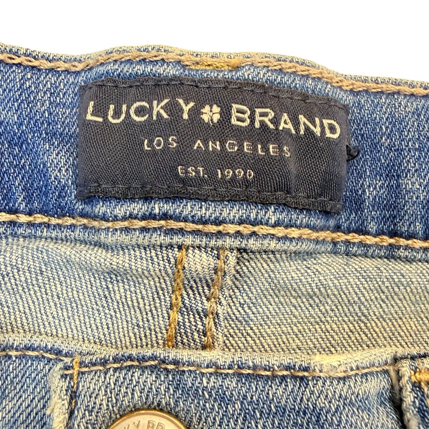 Lucky Brand Bridgette High Rise Skinny Jeans 10/30 Raw Hem NWT Women's