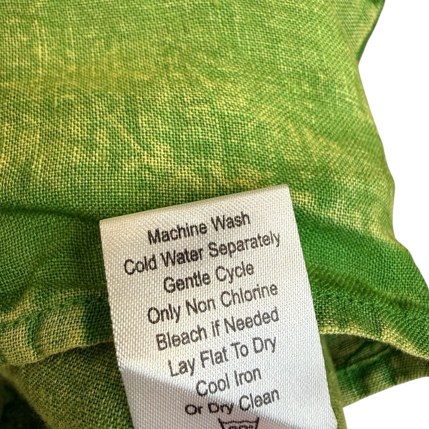 Karyn Seo Green Linen Tunic Shirt Dress Size S Women's