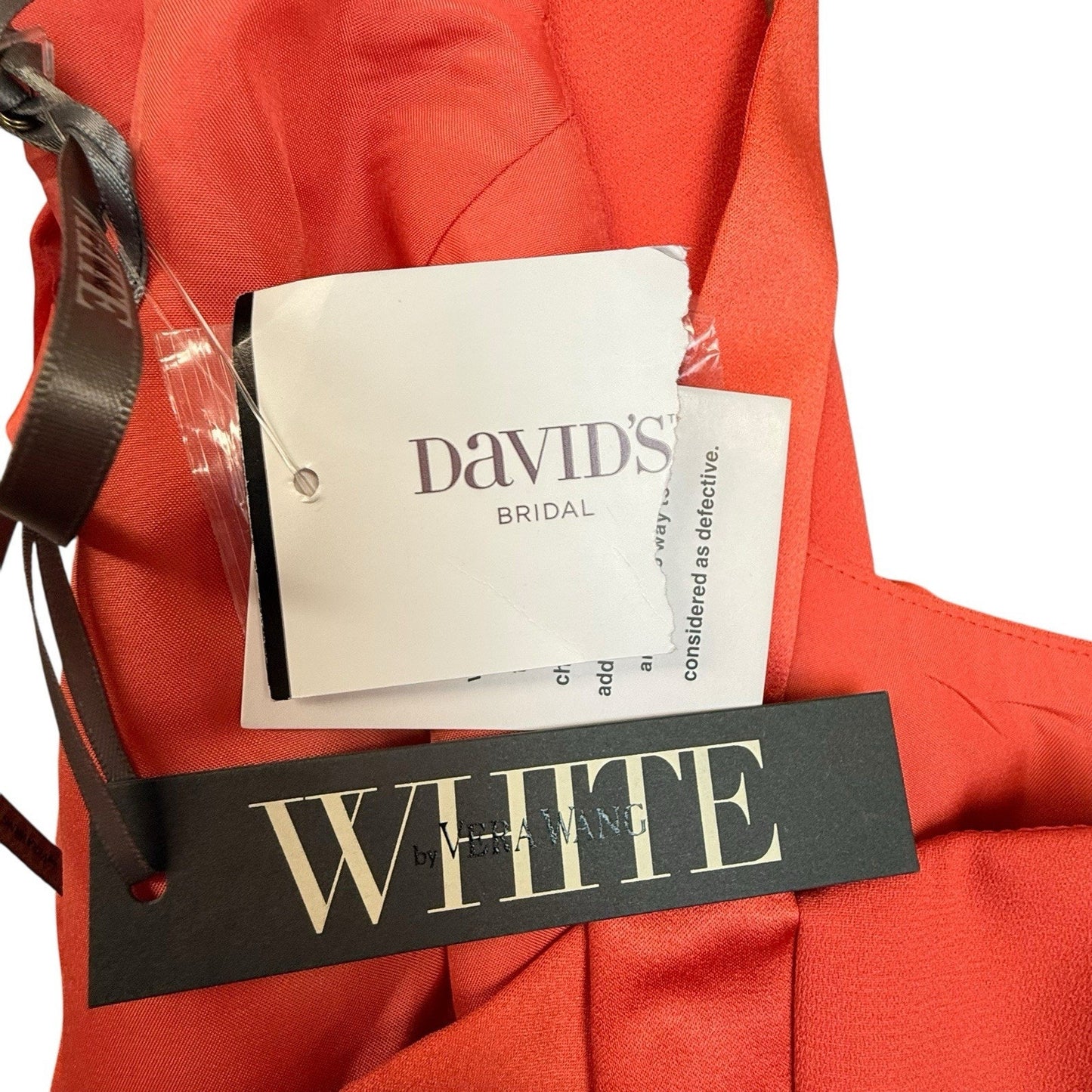 White by Vera Wang Coral Maxi Dress Empire Waist Size 26 Women's