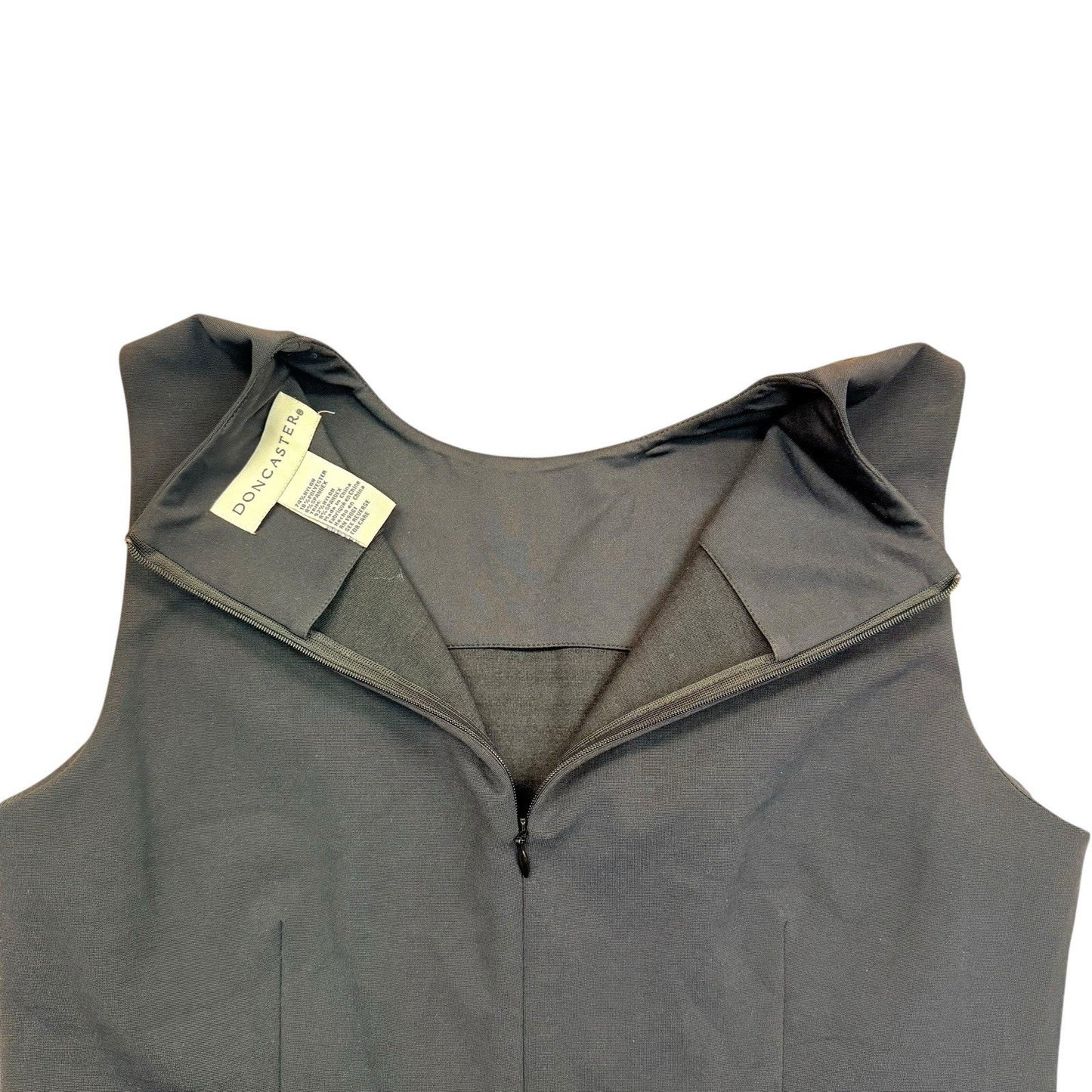 Doncaster Collection Blue Sleeveless Stretch Shell Blouse Women's Size M