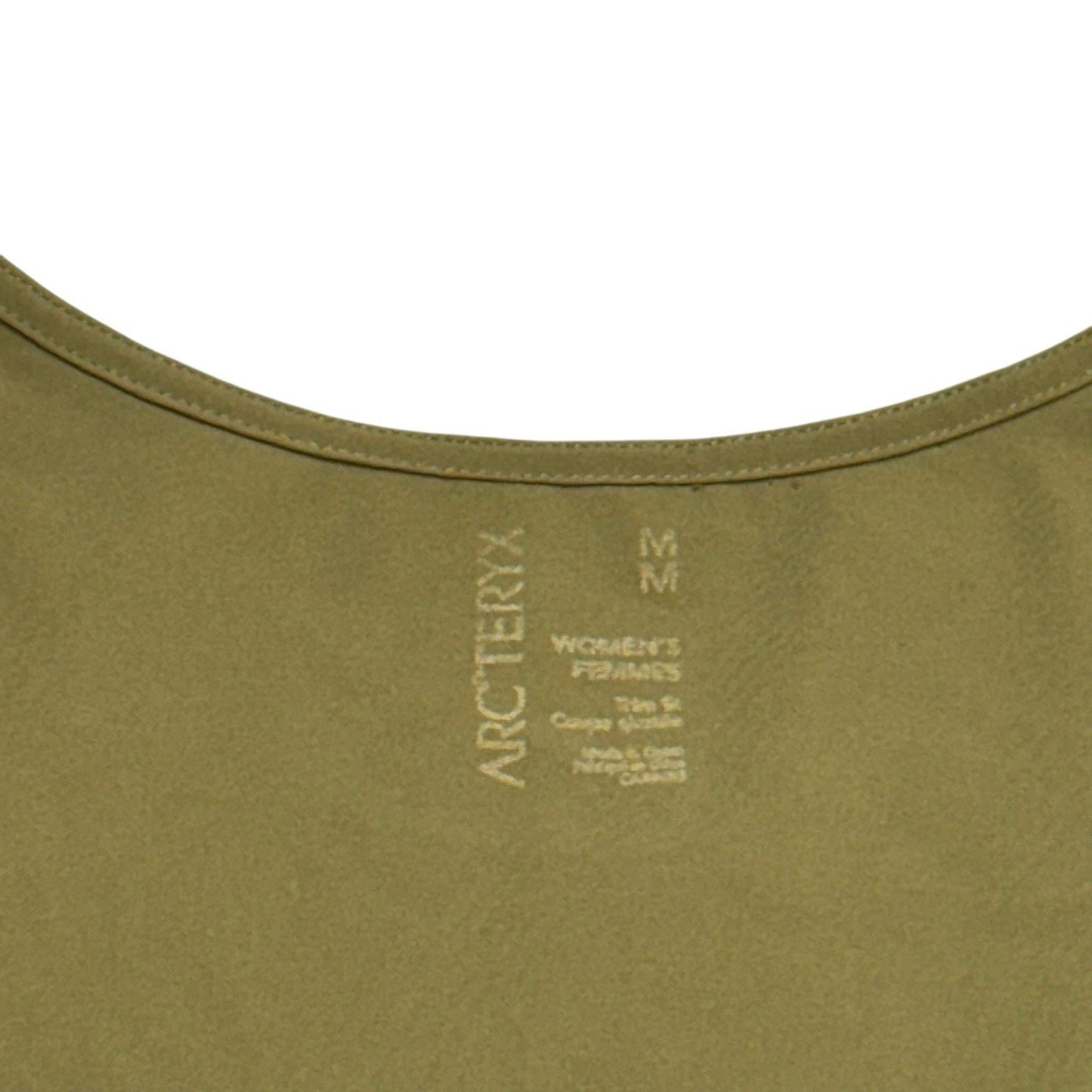 Arc'teryx Women’s Dress Size M Olive Green Lightweight Active Travel Performance