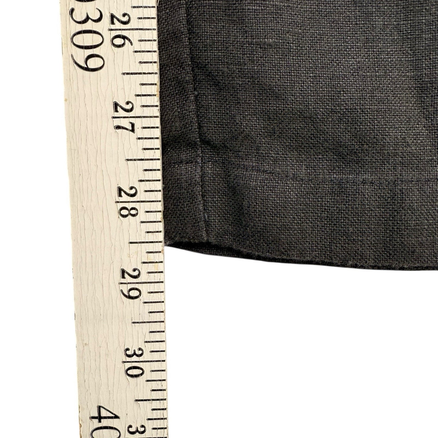Vintage Eileen Fisher Linen Pants Women’s XS Black Straight Leg Minimalist