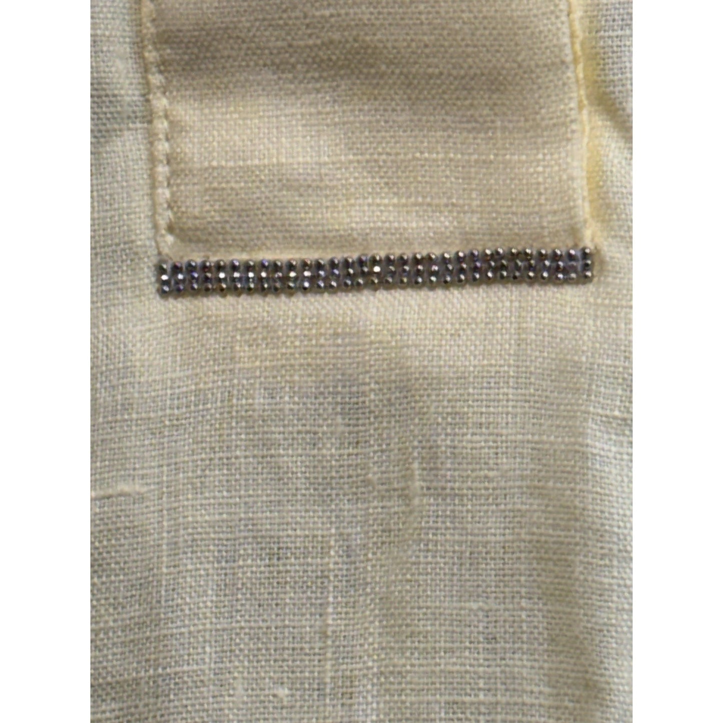 Lafayette 148 Women's Small Blouse Yellow New York Linen