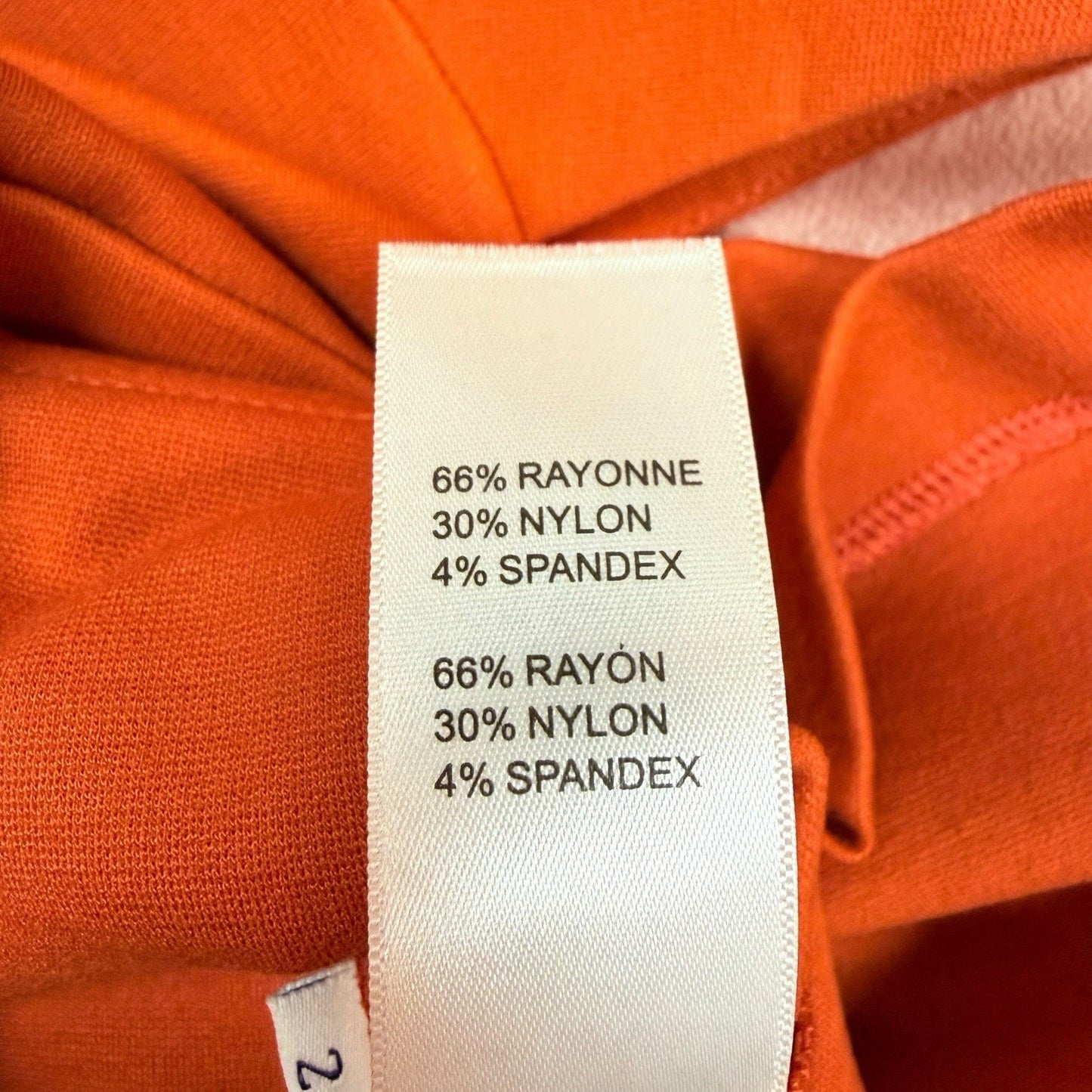 Doncaster Orange Shift Dress Women's Size 2 Sleeveless A-Line Career