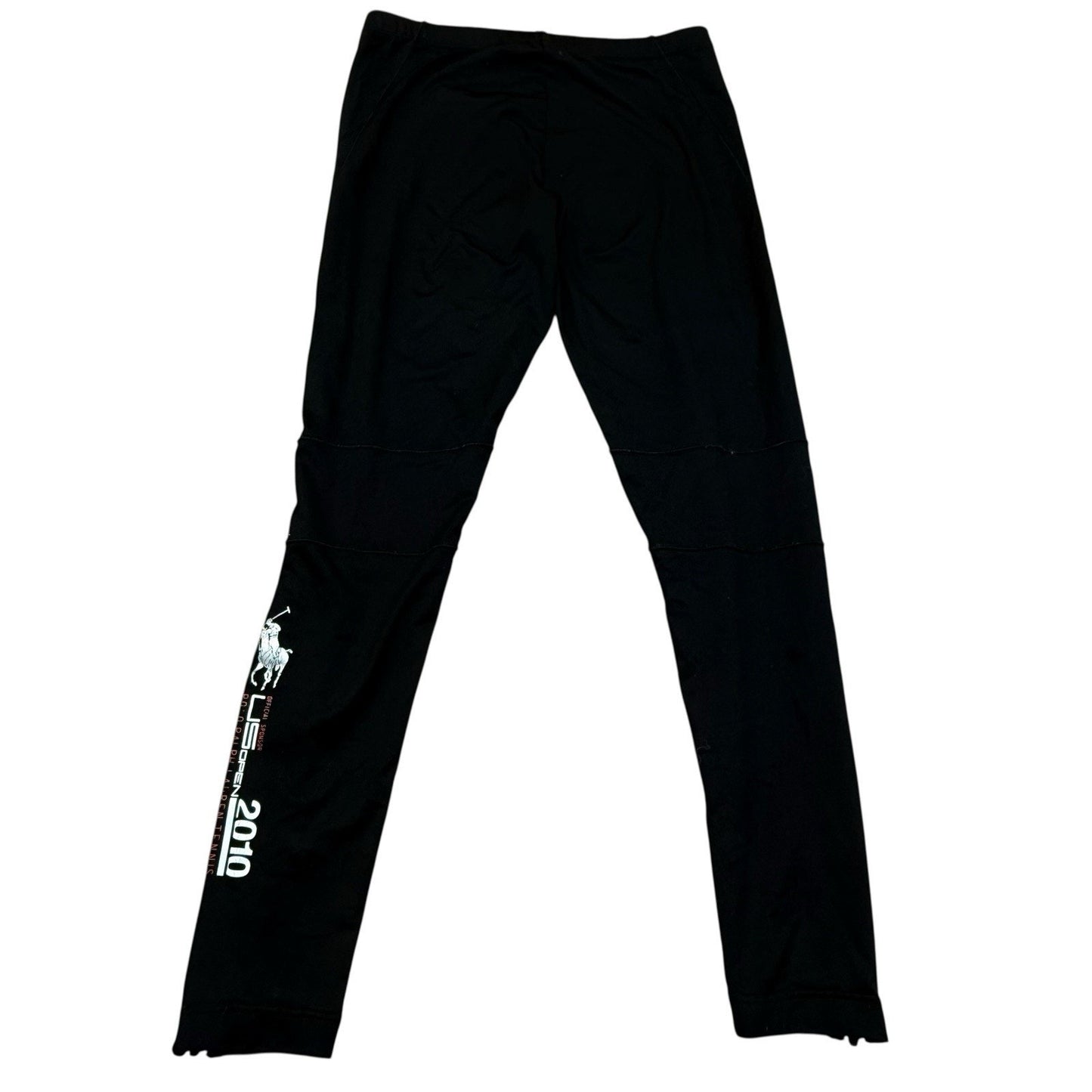 Women's Vintage Polo Sport Ralph Lauren Black Track Set Top Pants USA S