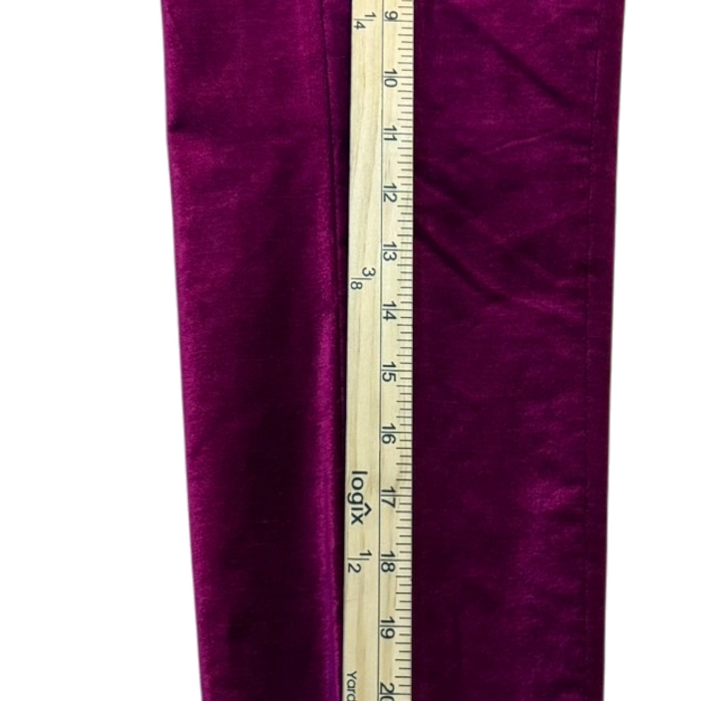 Veronica Beard Honolulu Pants Women’s 8 Fuchsia Velvet Straight Leg NWT