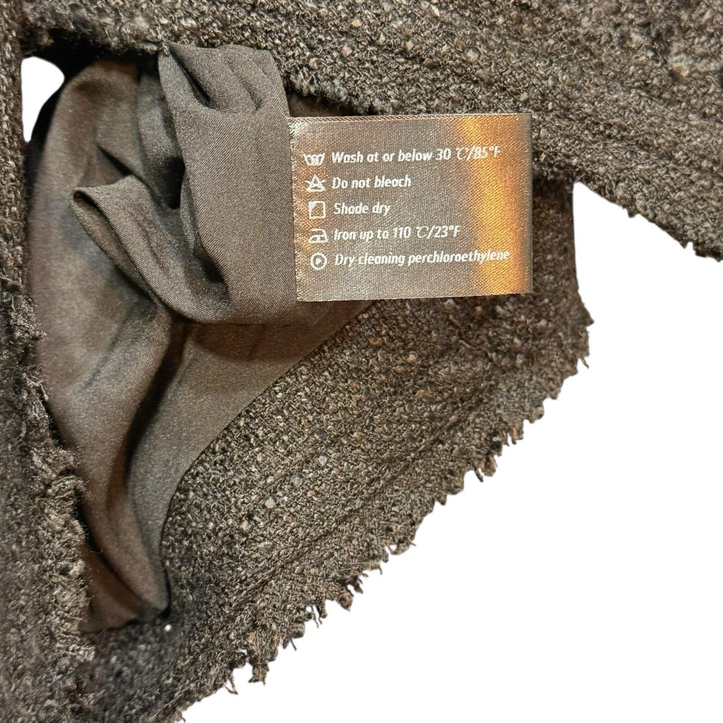 NWT M. Infisavo New York Women’s Black Blazer Size L Gold Button Tweed Jacket