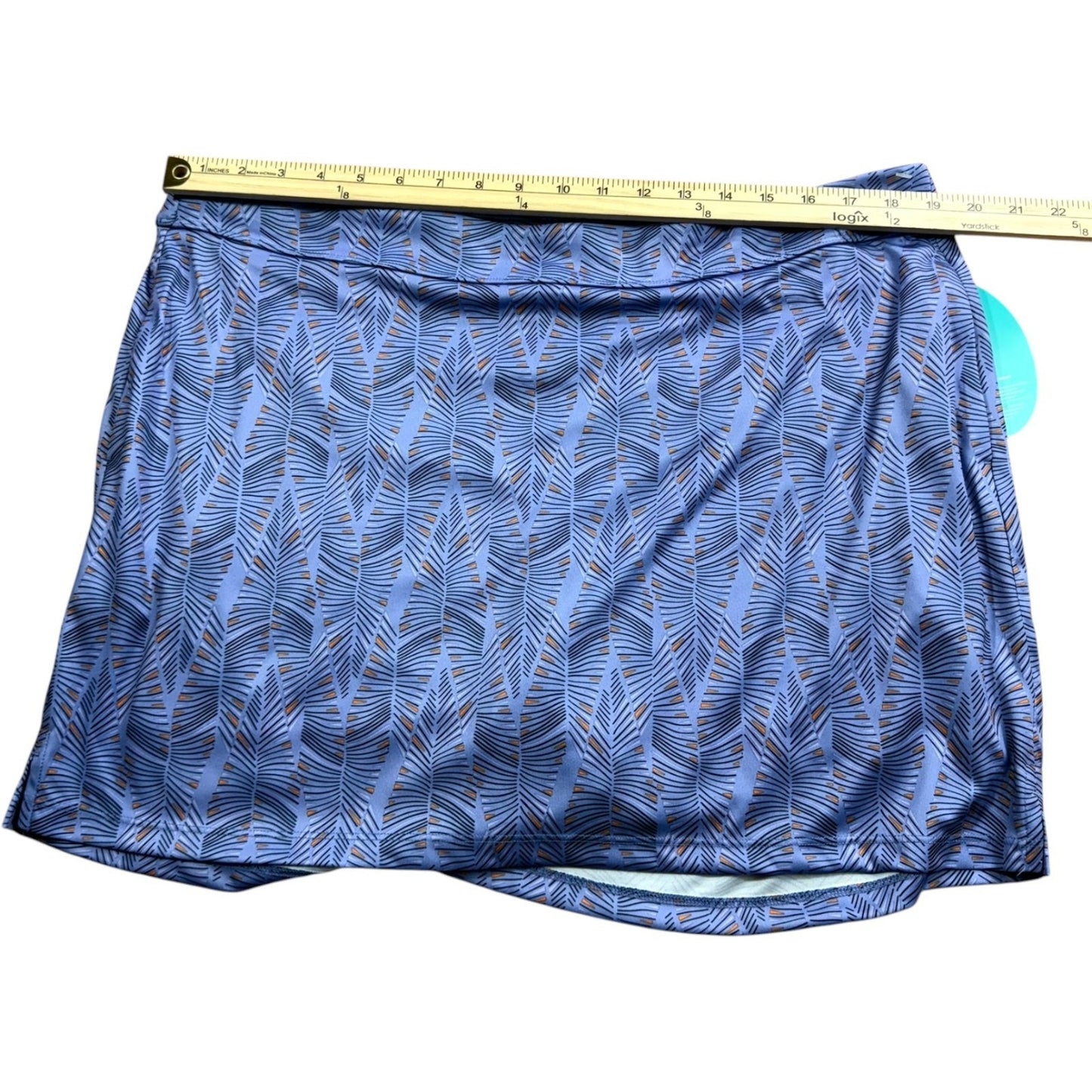 Greg Norman Play Dry Golf Skort Skirt Women’s XL Blue NWT Moisture Wicking