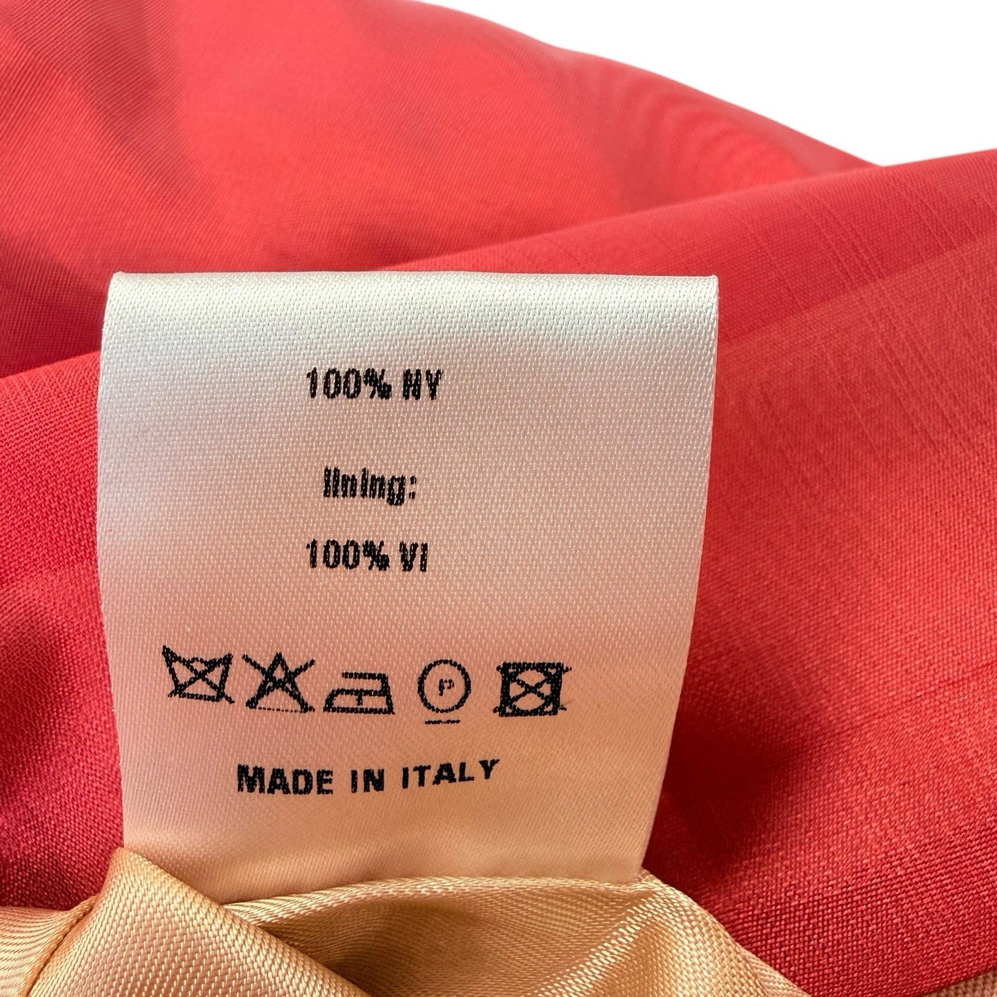 Women's Au Jour Le Jour Coral Bow Front Dress IT Coral Bow Front Dress IT 42 Made Italy