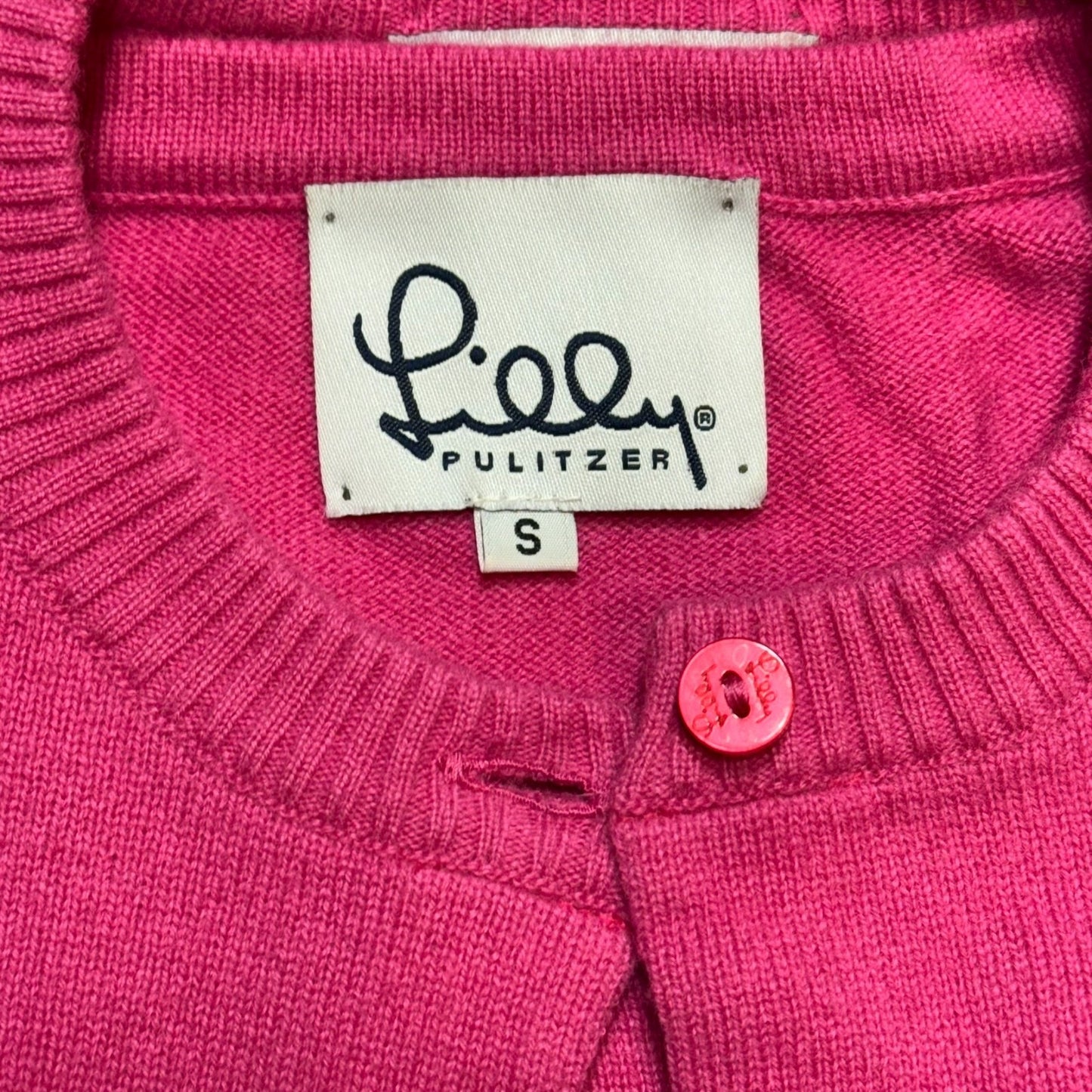 Vintage Lilly Pulitzer Cashmere Sweater Set Rainbow Cardigan Shell Small Women's