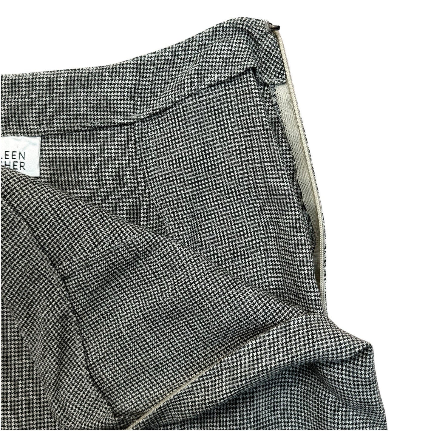 Women's Vintage Eileen Fisher Linen Rayon Shirt Skirt Set Gray Made Canada S