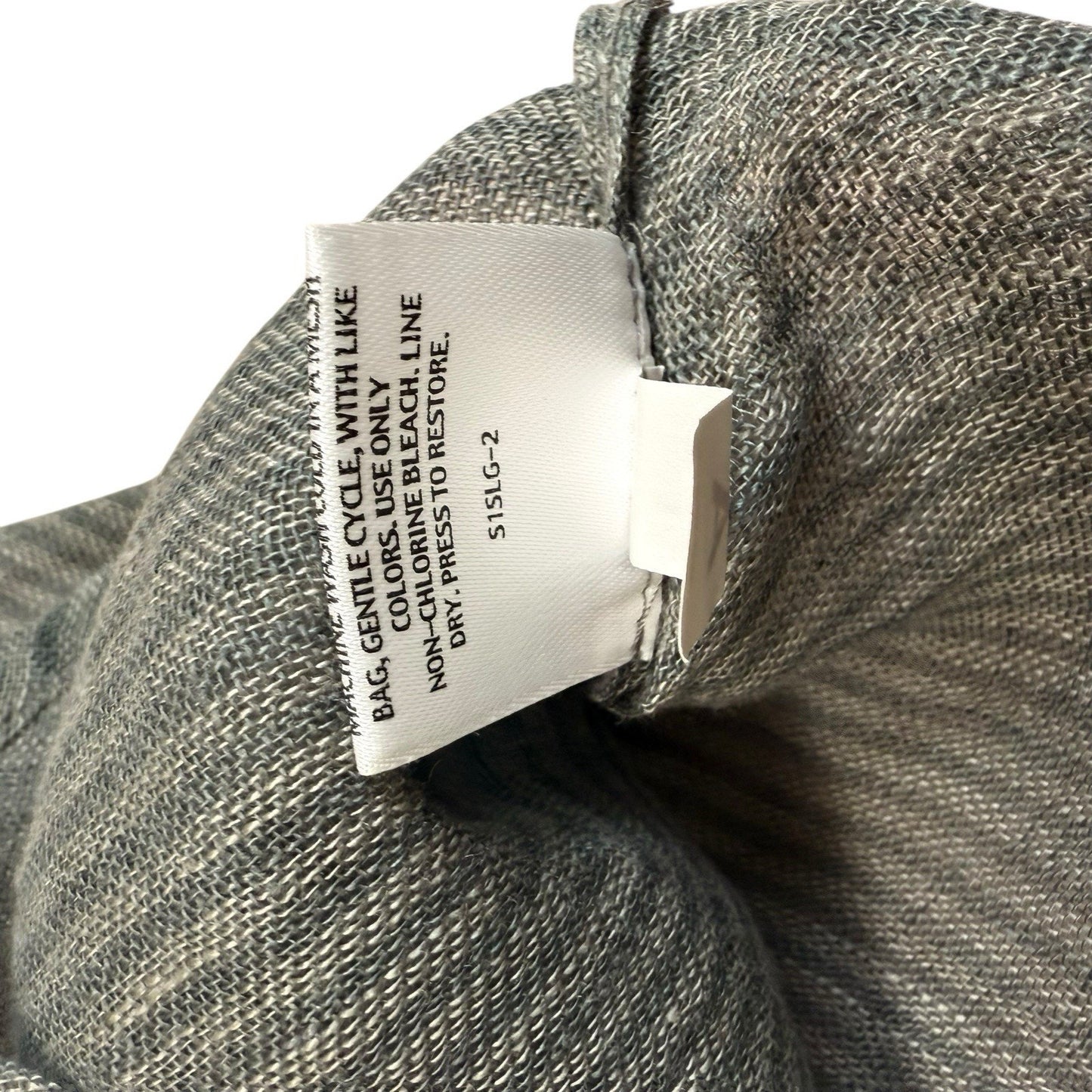Eileen Fisher Wool Blend Sleeveless Tunic Women's T-Shirt Gray Chevron XS