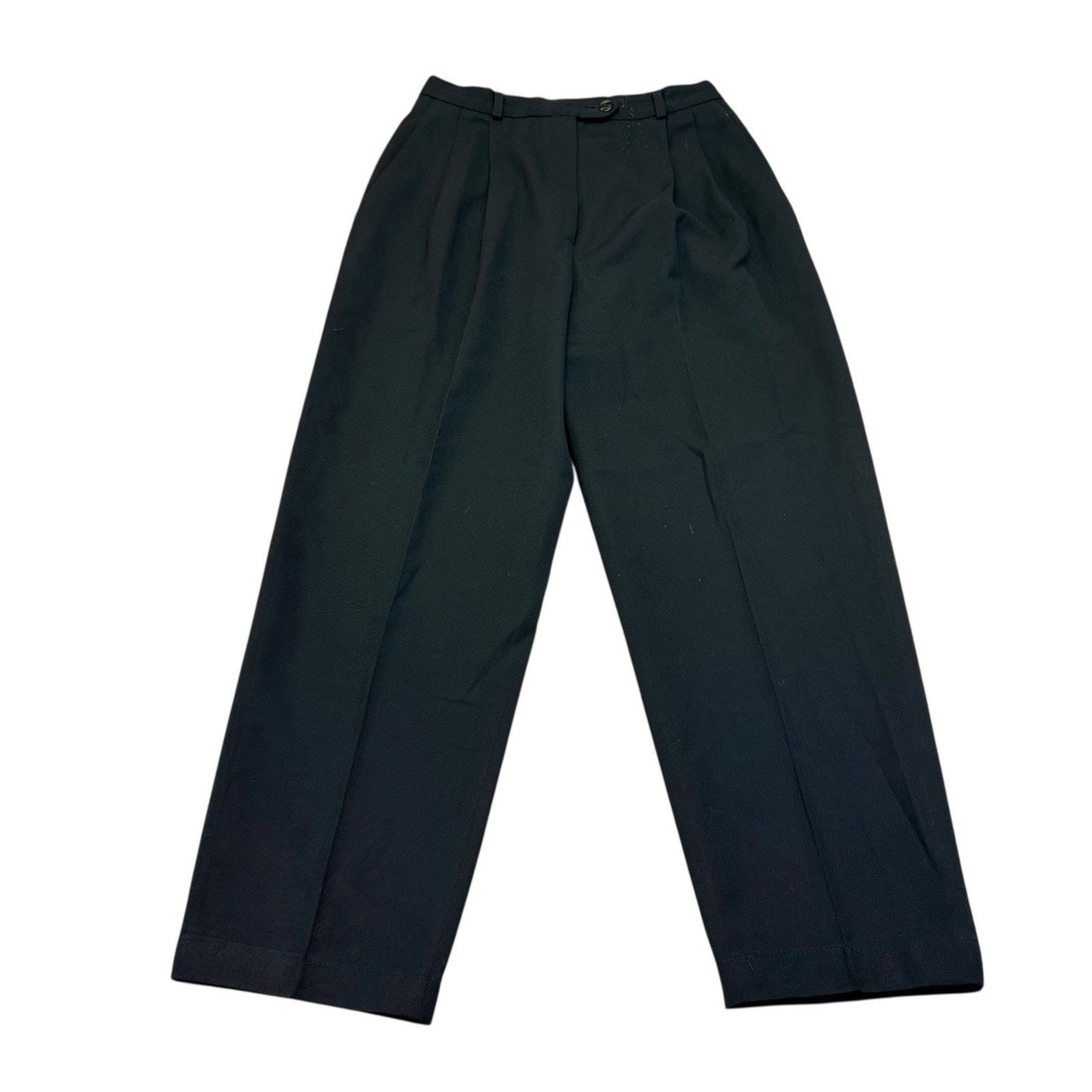 Vintage Amanda Smith Black Pantsuit Women's 4 Double Breasted Blazer Trouser Suit