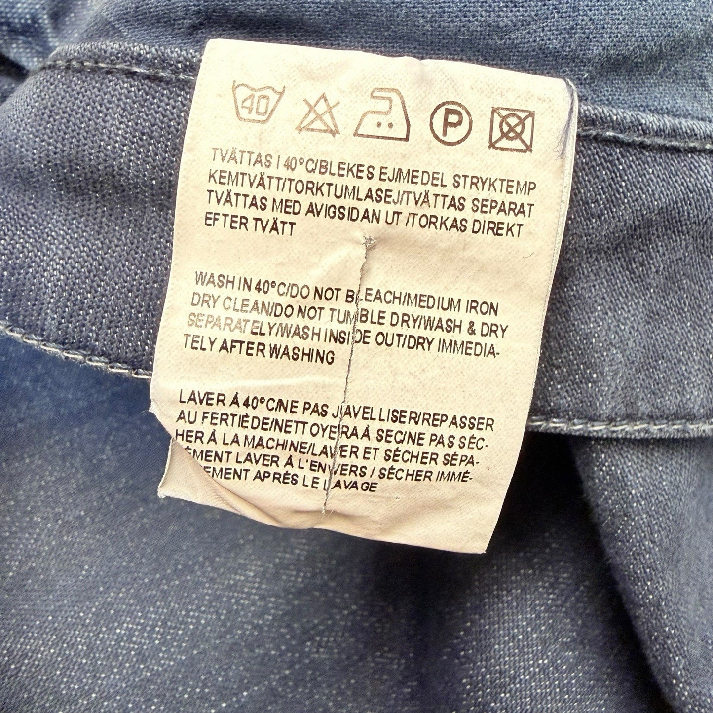 Acne Jeans Blue Bootcut Stretch Denim Jeans Size 26x34 Y2K Women's