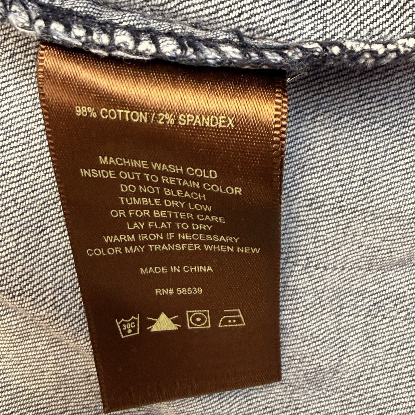 Kut from the Kloth Denim Jacket Blue Fitted Size S Women's