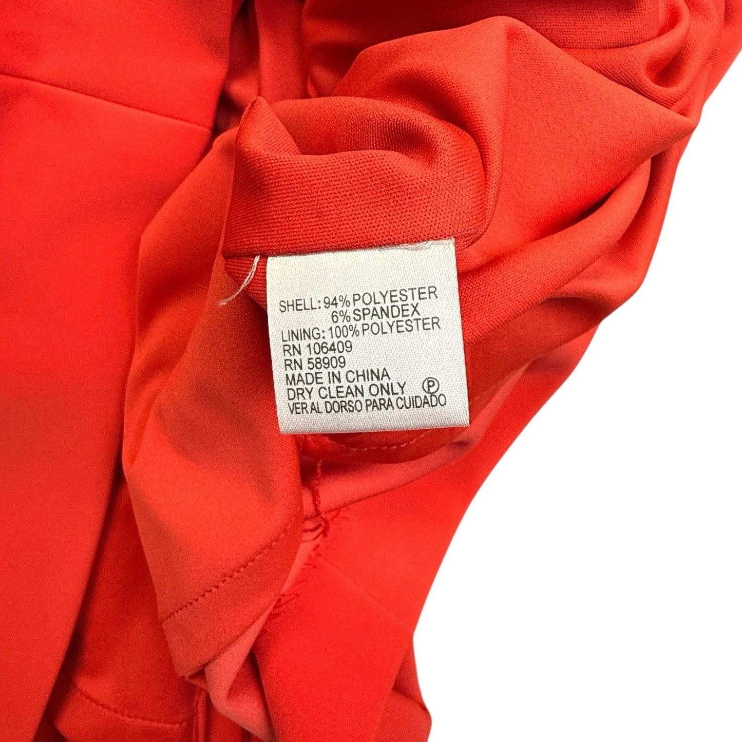 Antonio Melani Coral Eyelet Sheath Dress 3/4 Sleeve Size 12 Women's