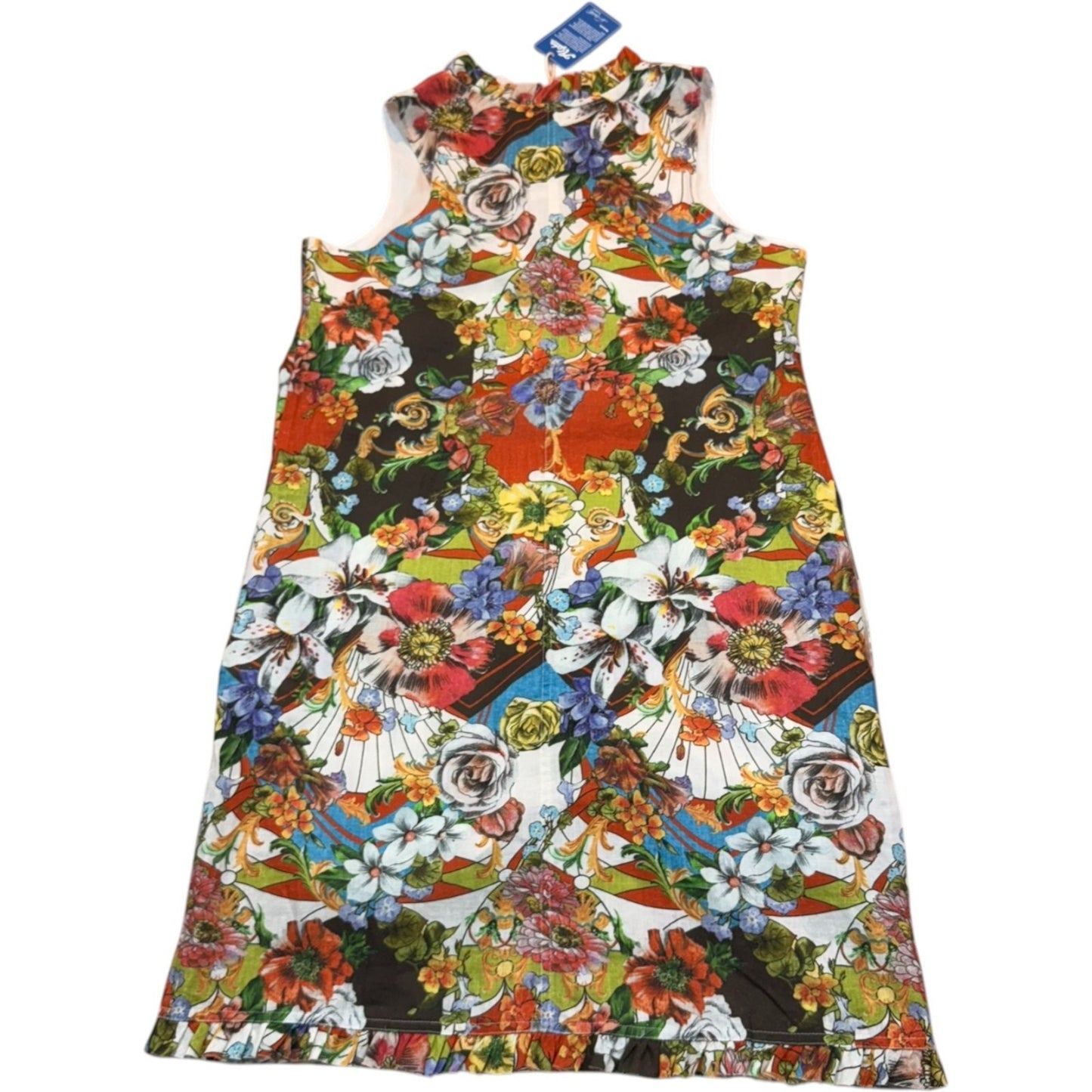 NEW Yiume Women's Size XS Floral Pattern A-Line Sleveless Summer Dress W Pockets