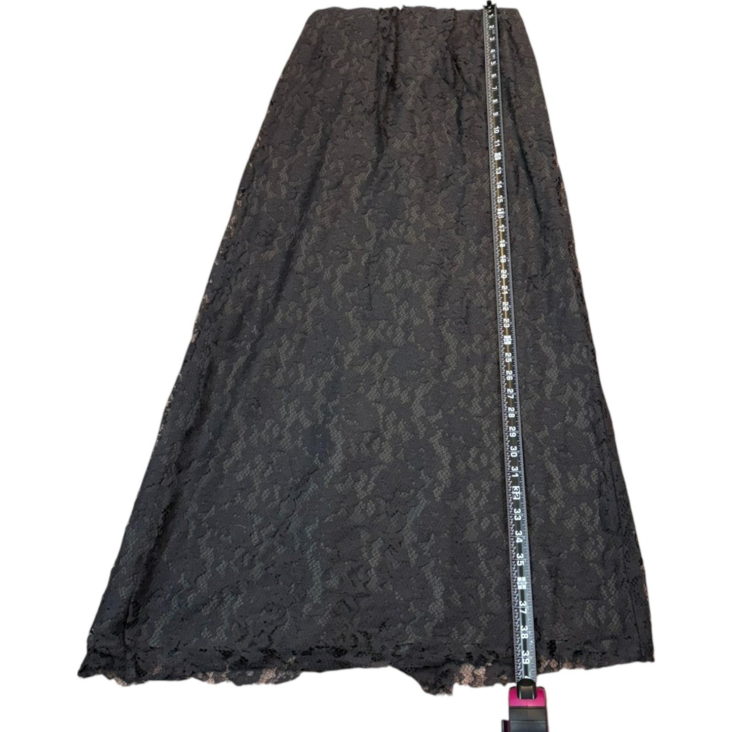 NWT Amsale Women's Size 4 Black Lined Backless Zip Evening Gown Dress
