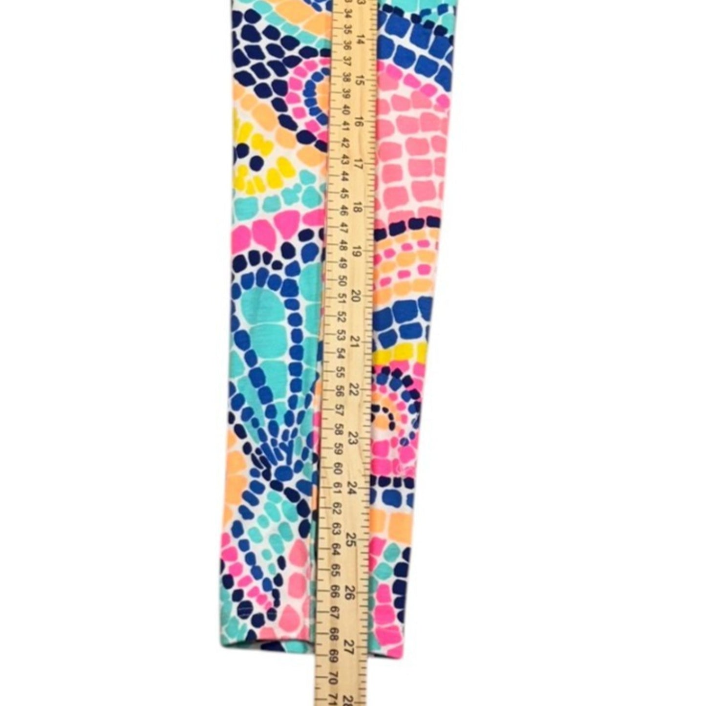 Lilly Pulitzer Girl's Size XL Vibrant Mosaic Pattern Printed Leggings Activewear