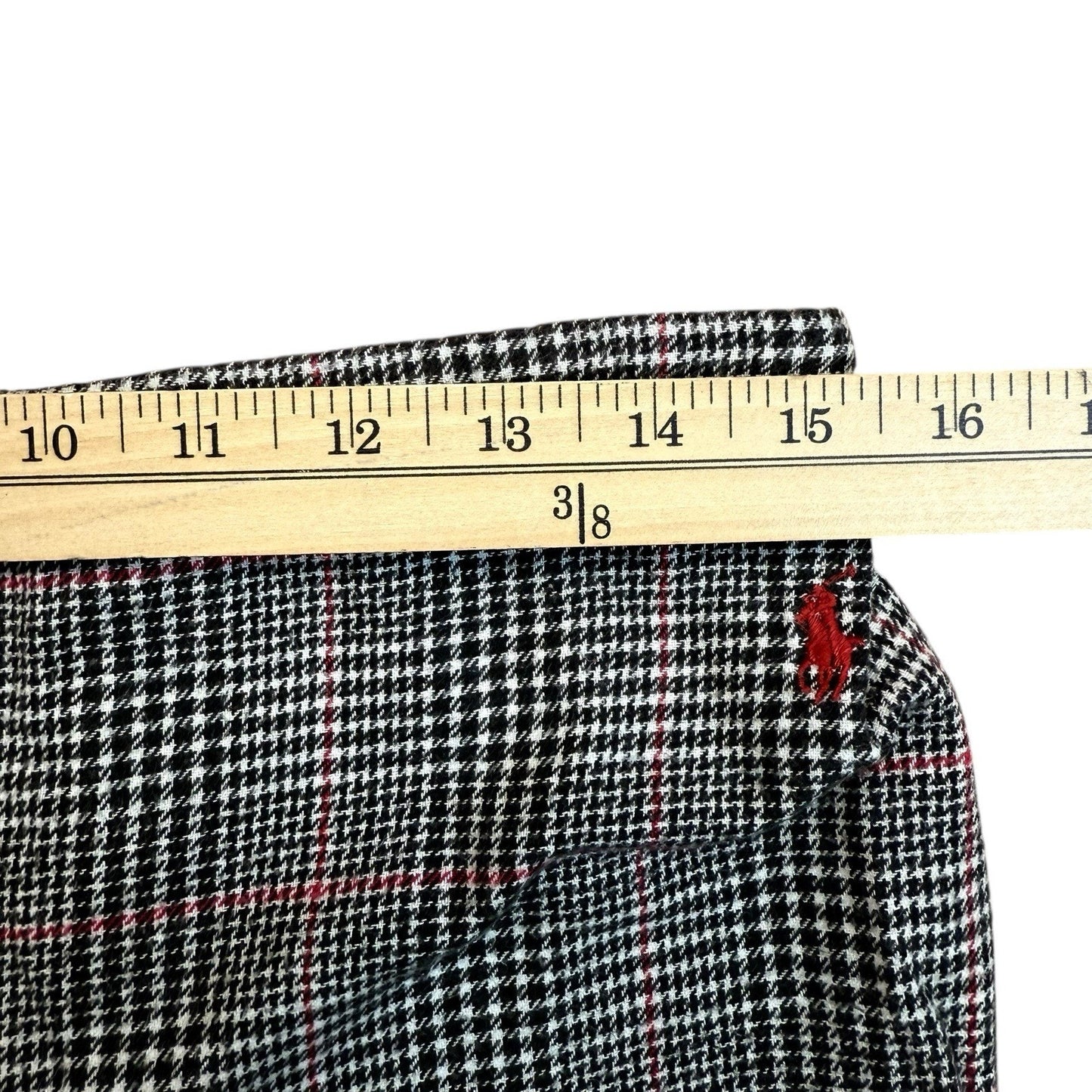Vintage Ralph Lauren Plaid Trousers Women’s Small Y2K Wide Leg Pants