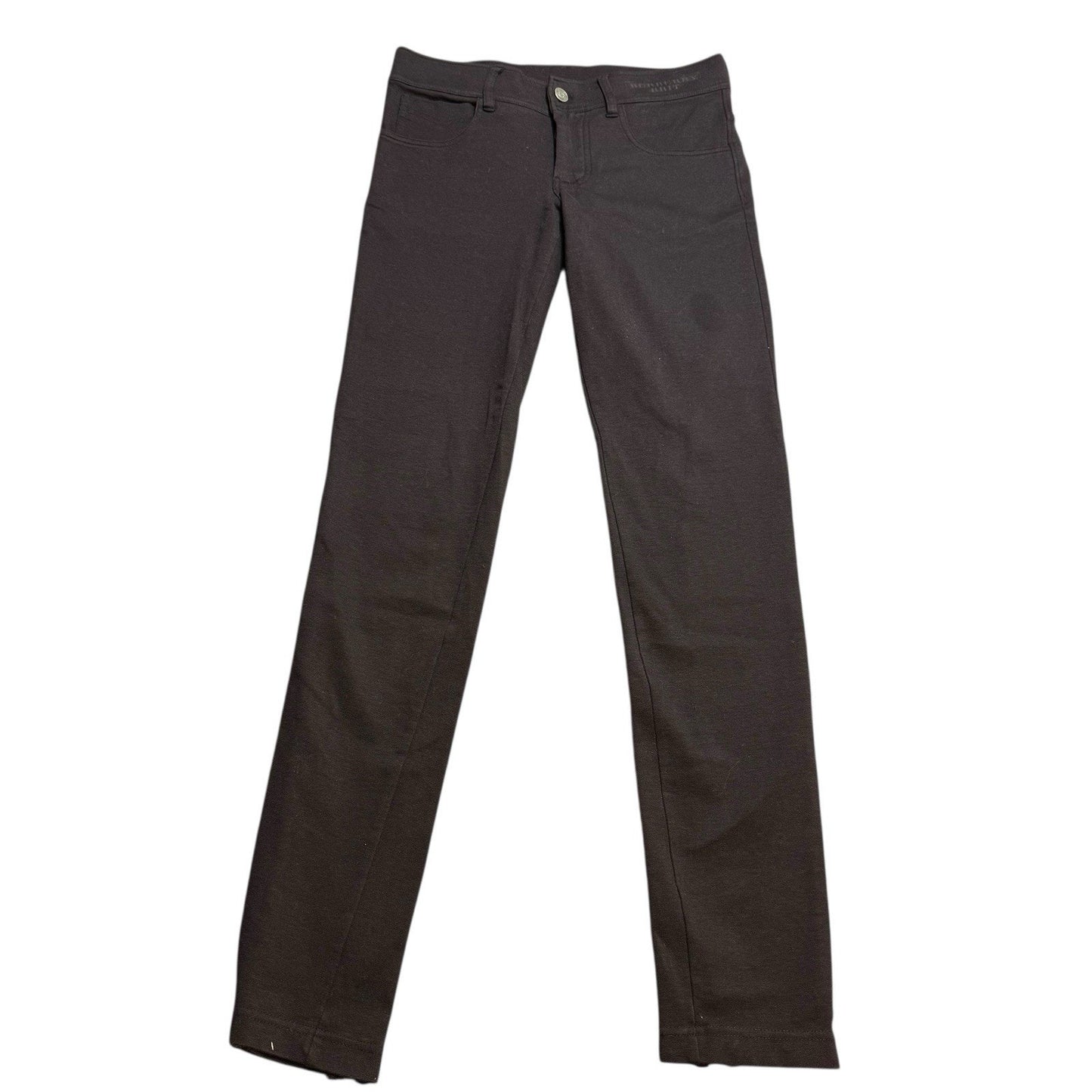 Burberry Brit Bayswater Ankle Zip Skinny Knit Pants Black Women’s Size XS