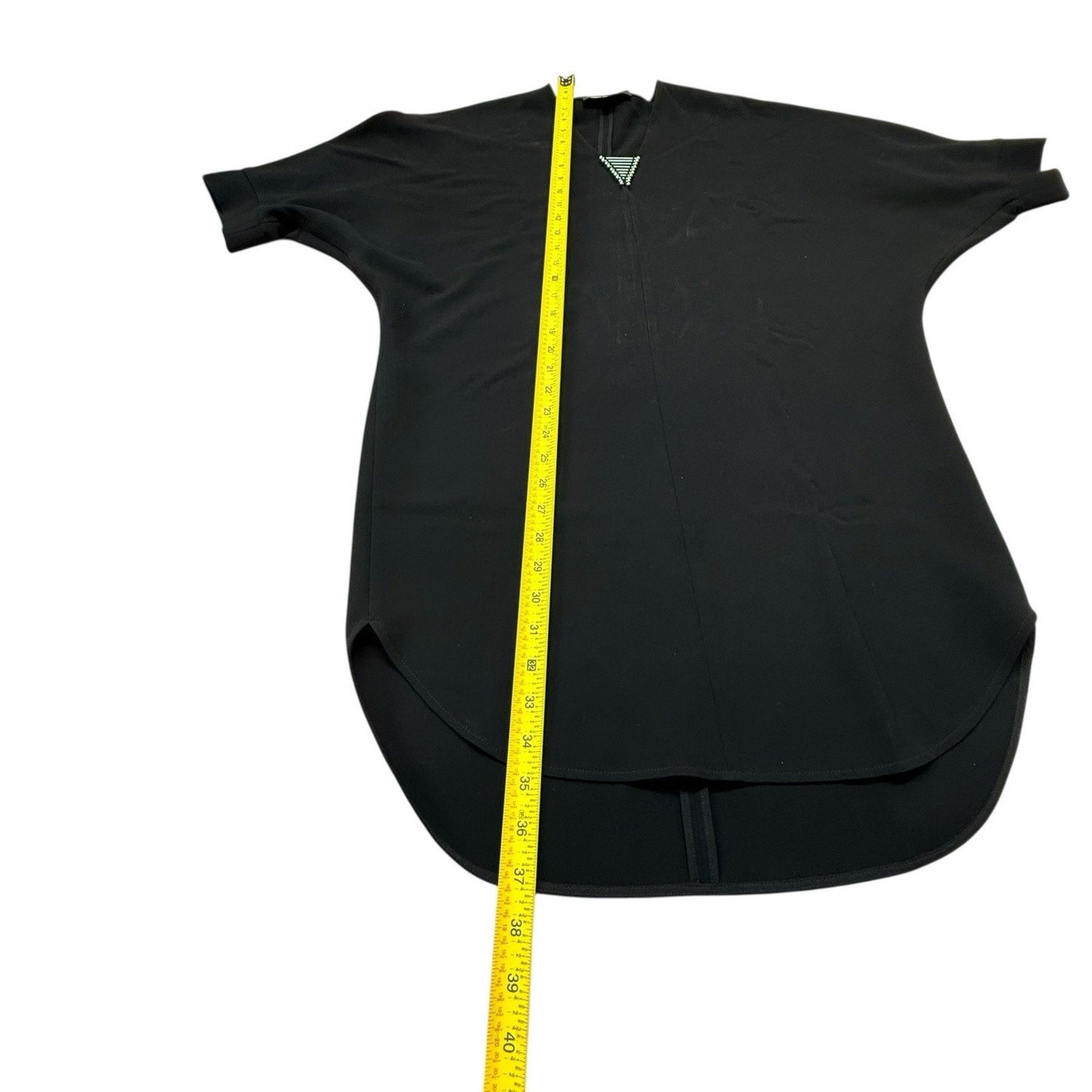 Alexander Wang Women’s Black Short Sleeve Cocoon Shift Dress Size 2