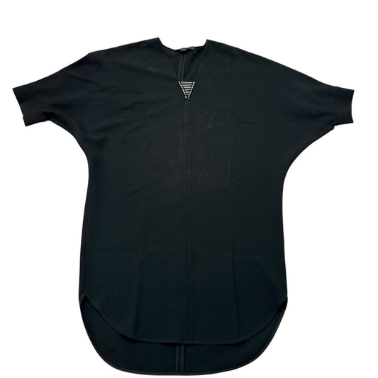 Alexander Wang Women’s Black Short Sleeve Cocoon Shift Dress Size 2