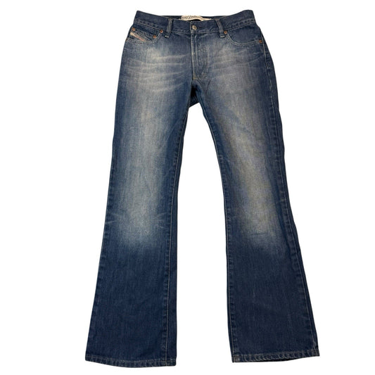 Diesel Industry Women's Bootcut Jeans Size 28 Made in Italy Y2K Denim