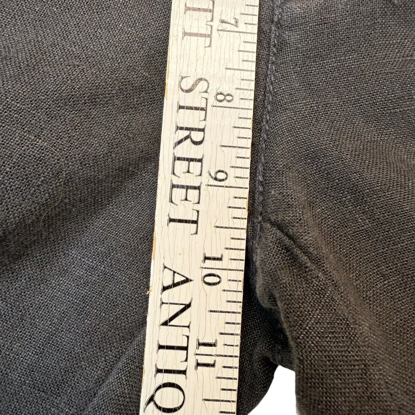 Vintage Eileen Fisher Linen Pants Women’s XS Black Straight Leg Minimalist