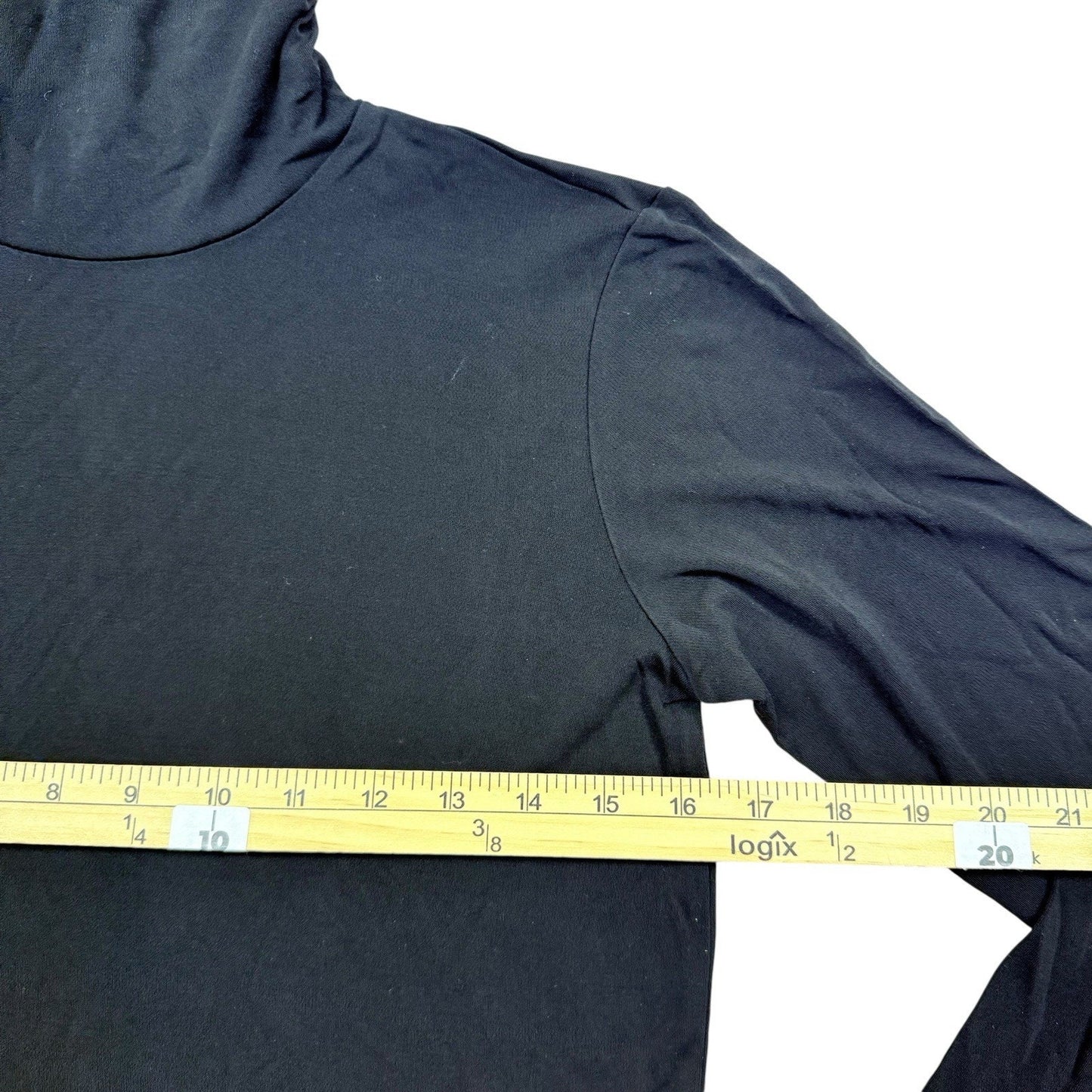 Eileen Fisher Navy Turtleneck Top Women's XS Long Sleeve Minimalist Sweater