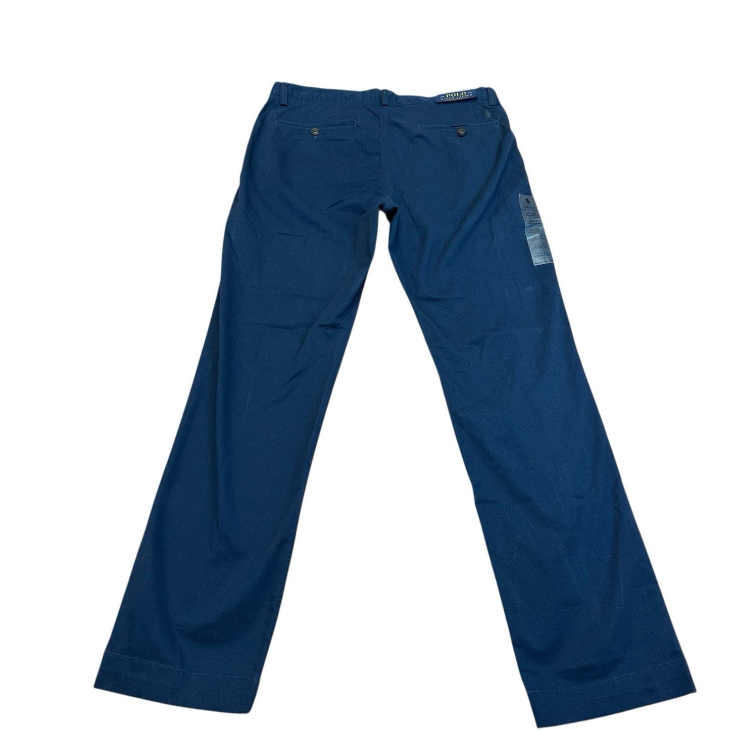 Polo Ralph Lauren Men's Pants 34x32 Blue Bedford Straight Fit Chino Dress New