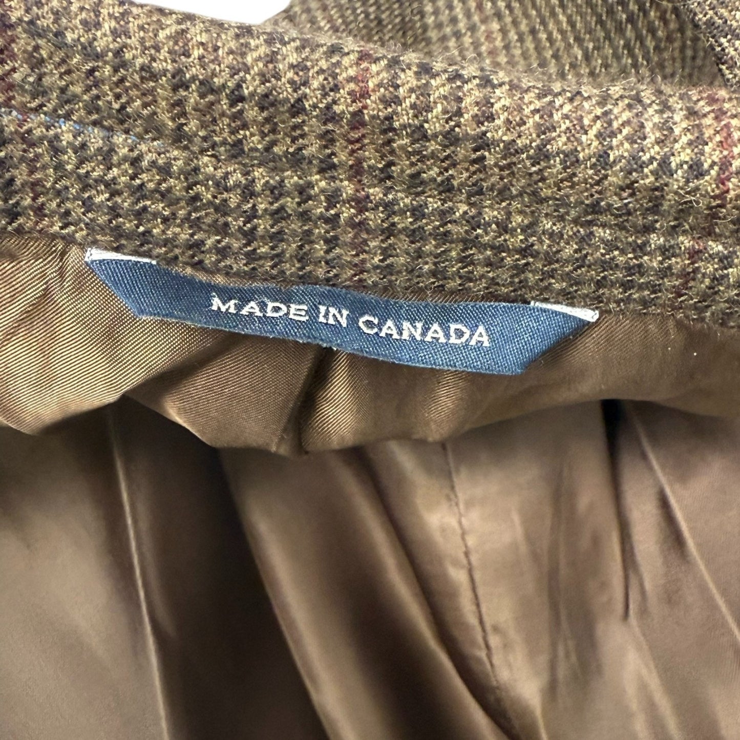Ralph Lauren Men’s 50R Brown Wool Sport Coats Blazer Made in Canada