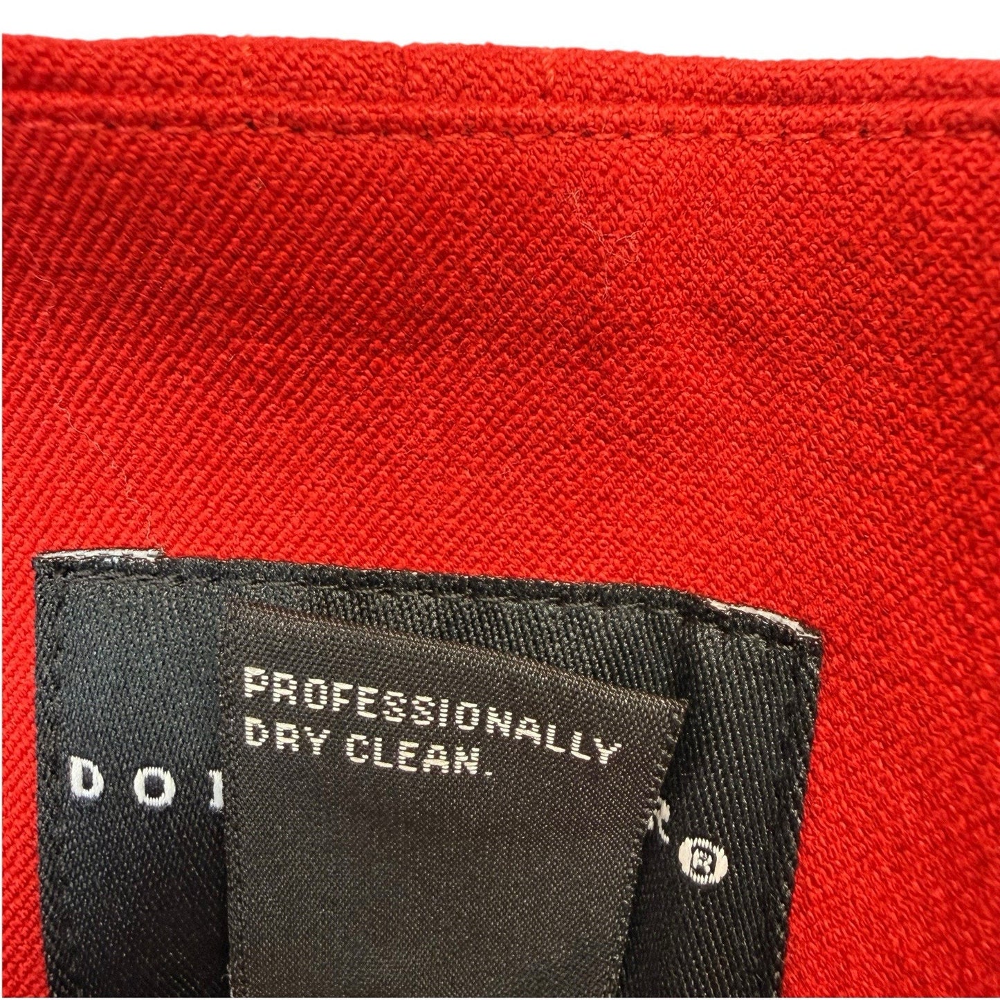 Doncaster Women’s 2P Petite Red Cotton Spandex Jacket & Pants Suit Set