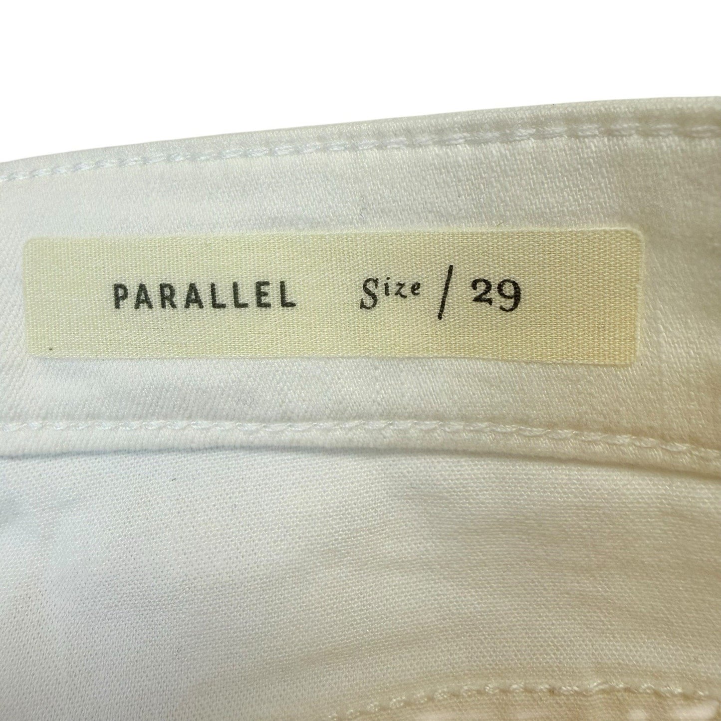 Pilcro and the Letterpress Jeans Size 29 White Straight Leg Mid Rise Women's