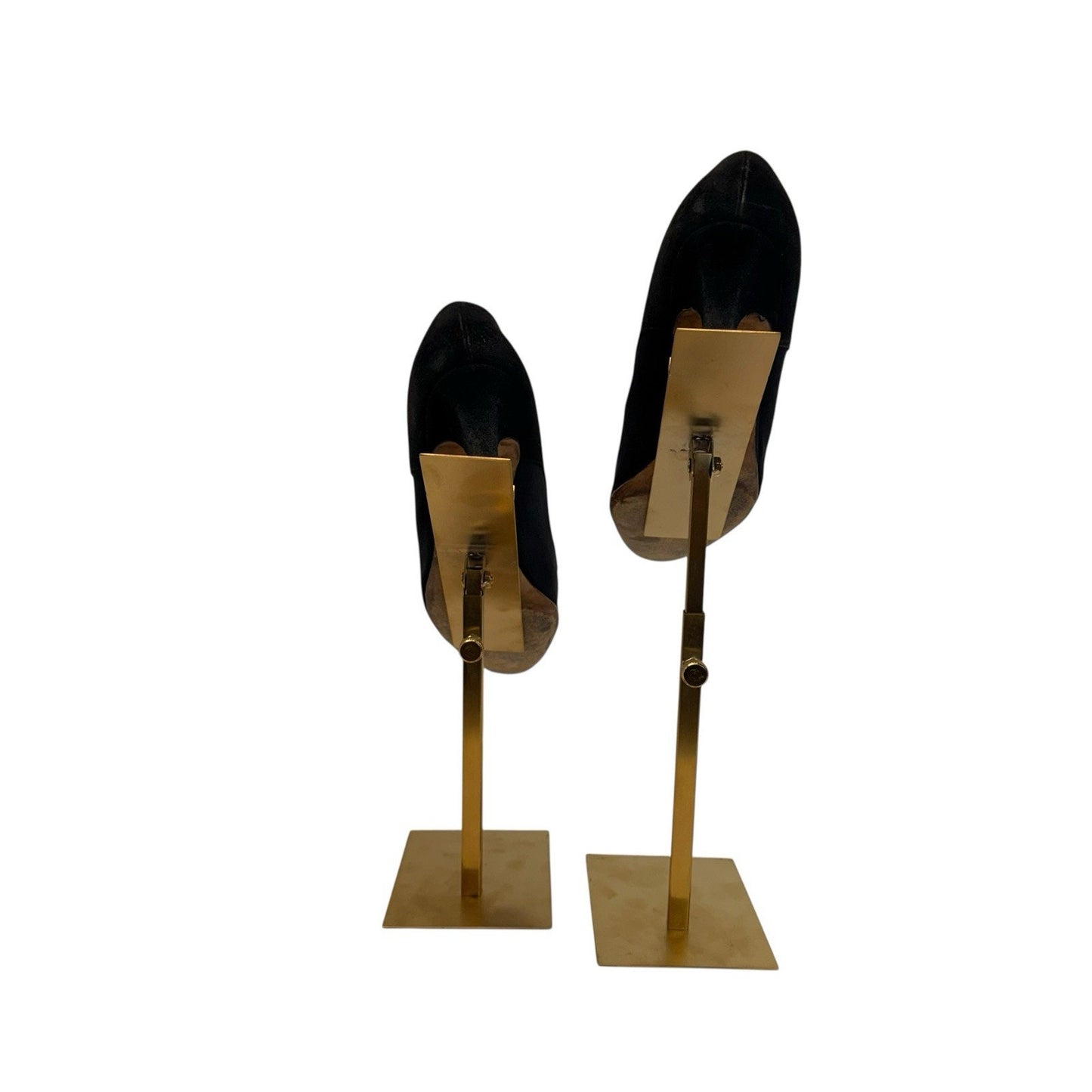 Manolo Blahnik Black Suede Pointed Toe Pumps Low Heel IT 35.5 Y2K Women's